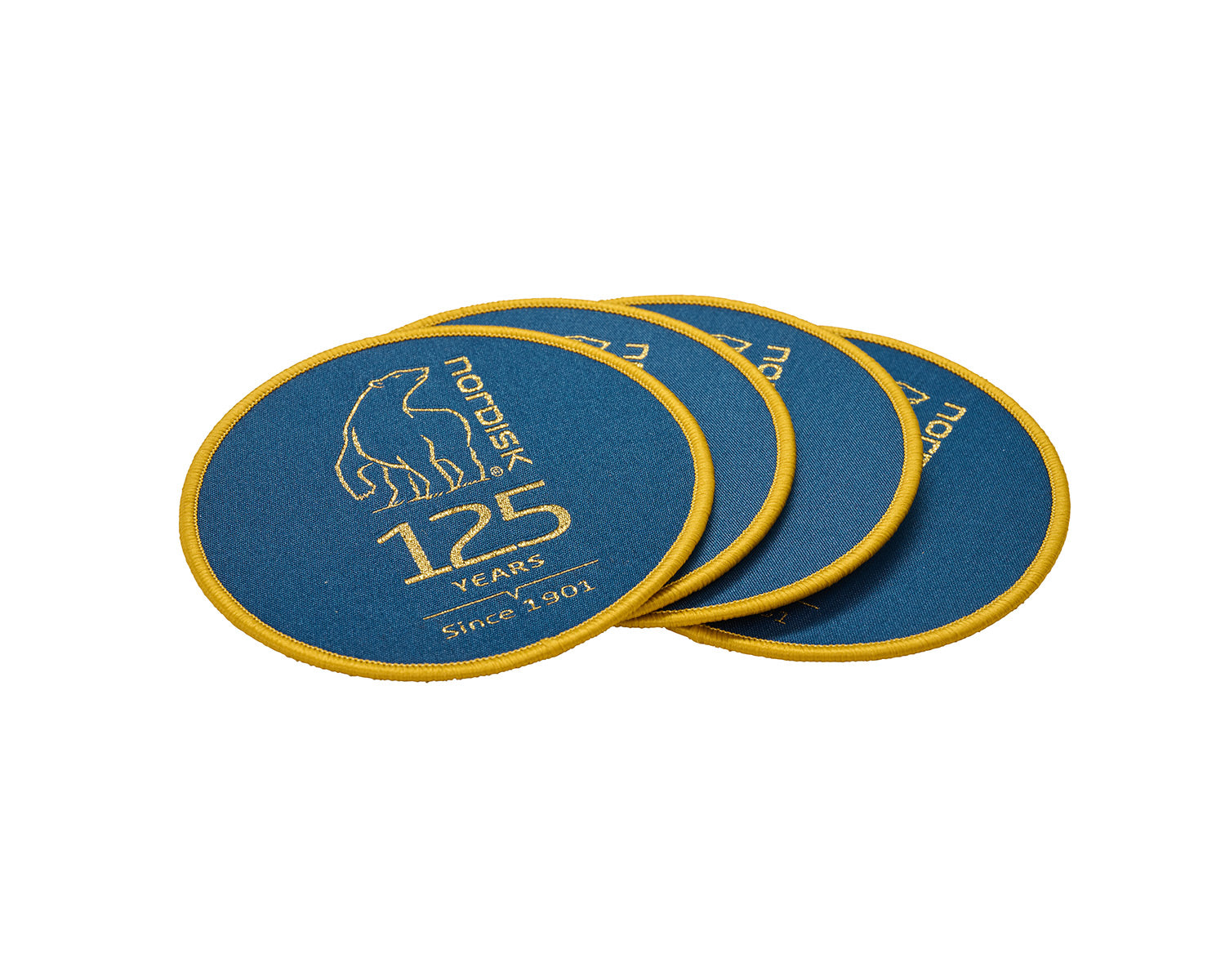 125 Years Coaster Set (4-pack) - Sailor Blue