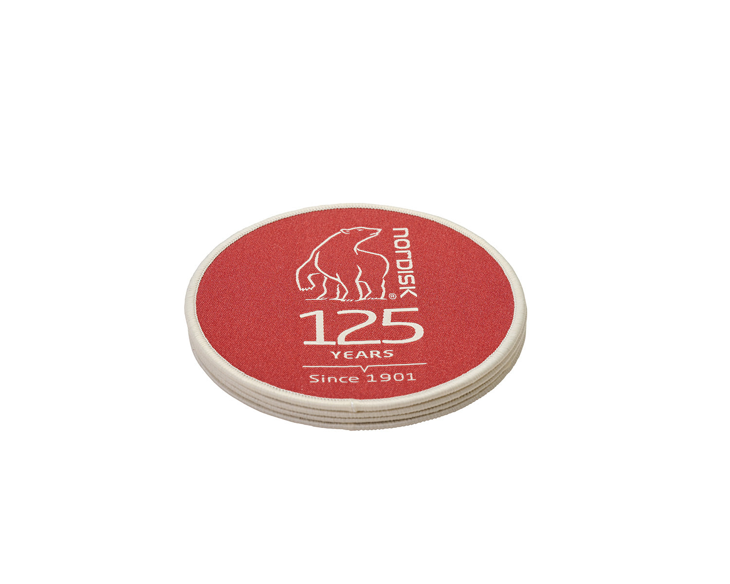 125 Years Coaster Set (4-pack) - Red Ochre