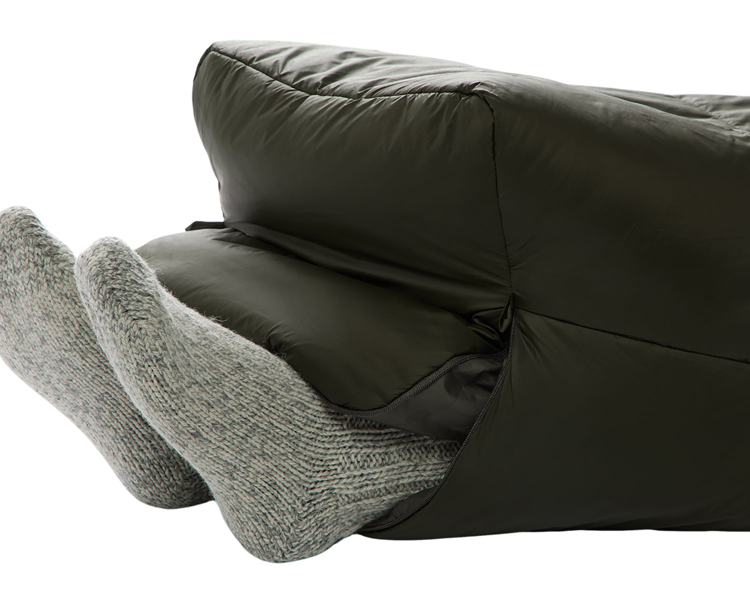 Knuth ±0° Wide Mummy Sleeping Bag - Forest Night Green