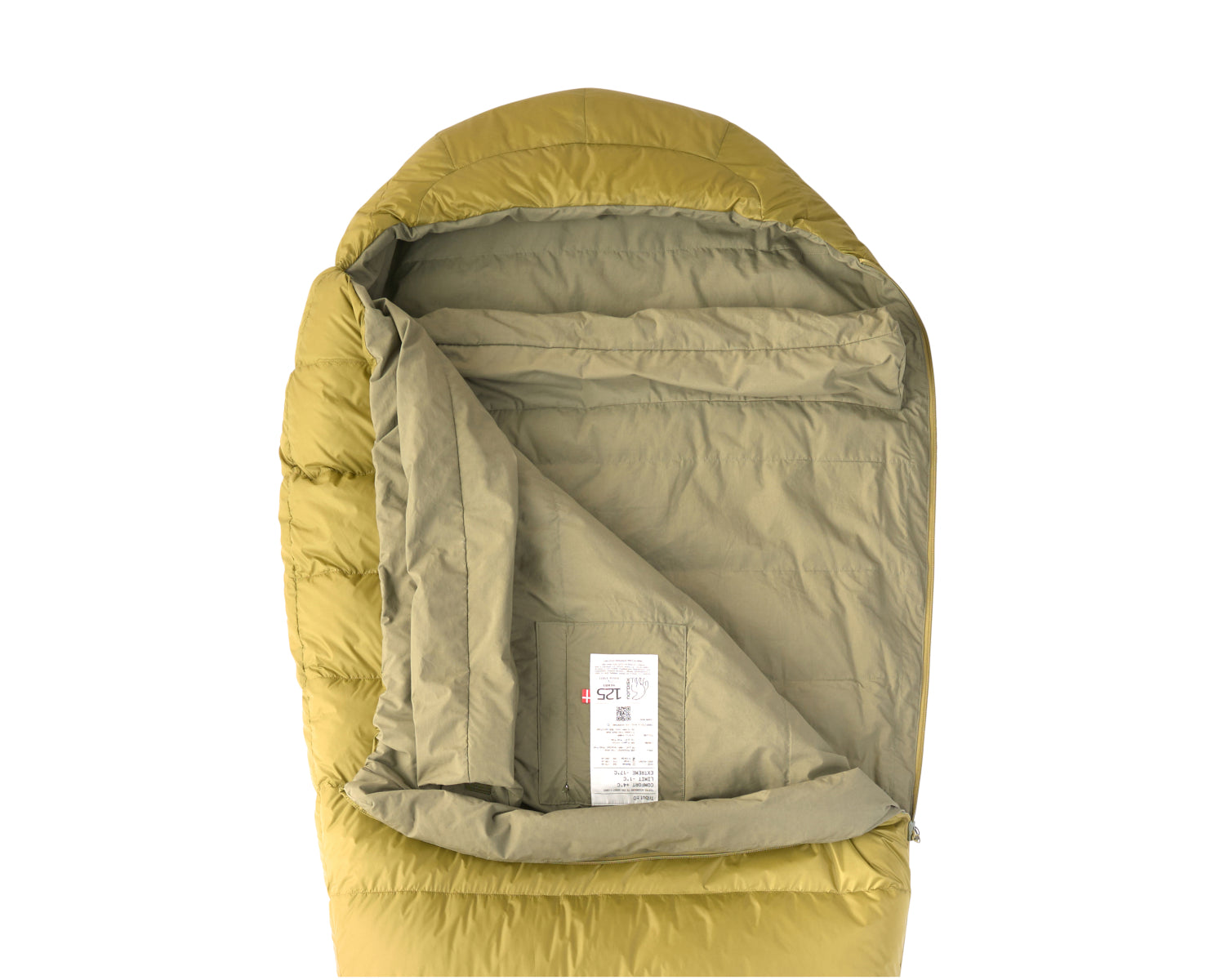 125 Years Camin ±0° Mummy Sleeping Bag - Green Moss