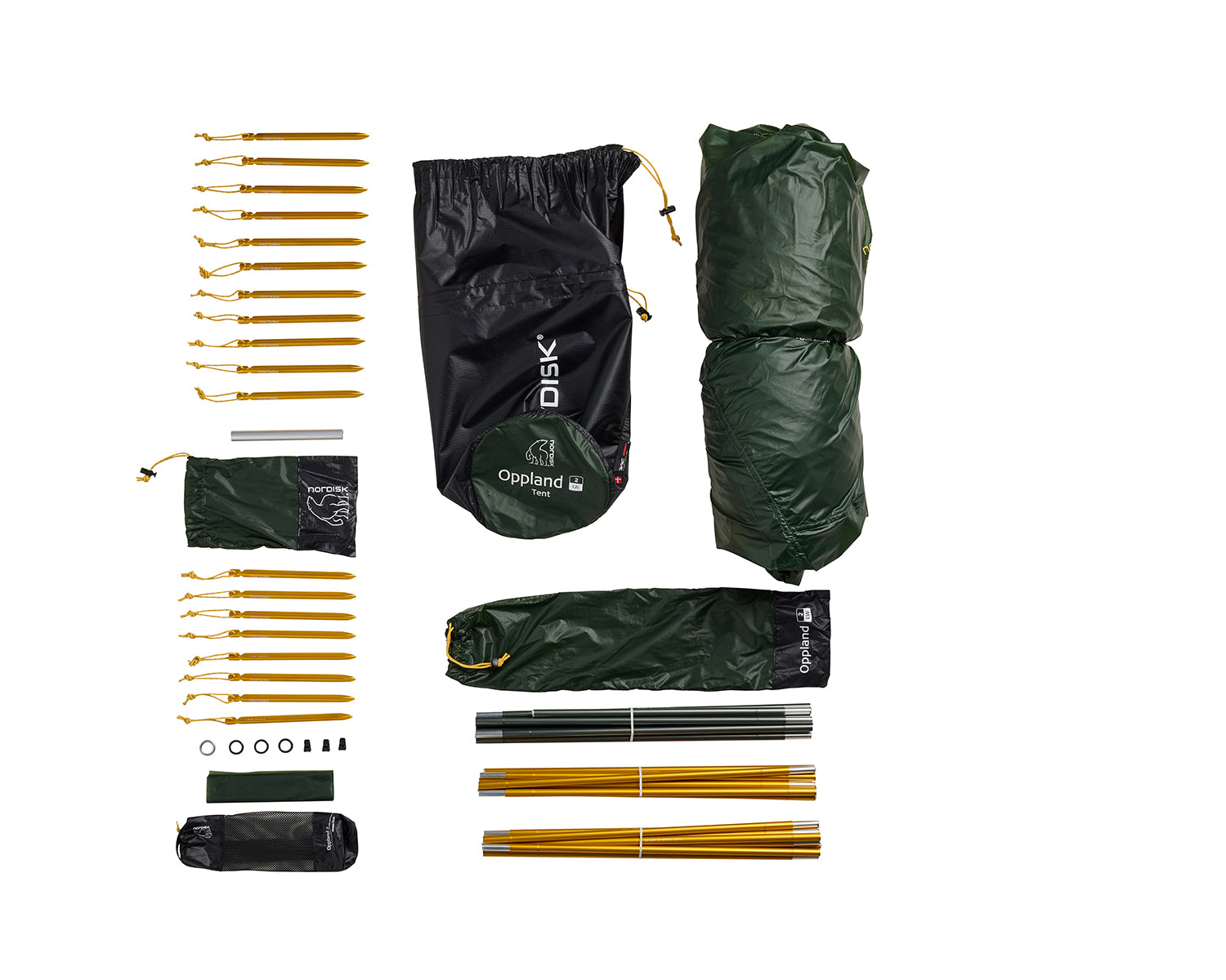 Oppland 2 LW (2.0) Tent - 2 person | Black Forest Green