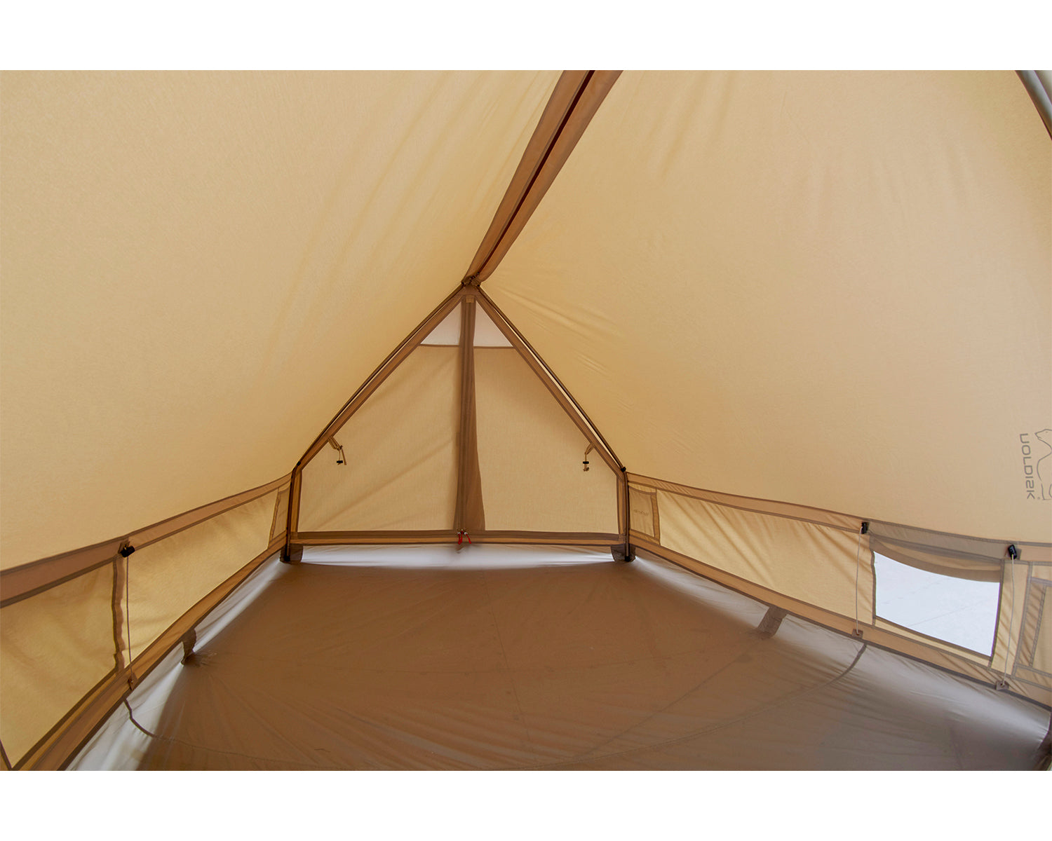 Ydun Tech Mini Glamping Tent Incl. Colour Pack - 2 person | Dachshund Chocolade