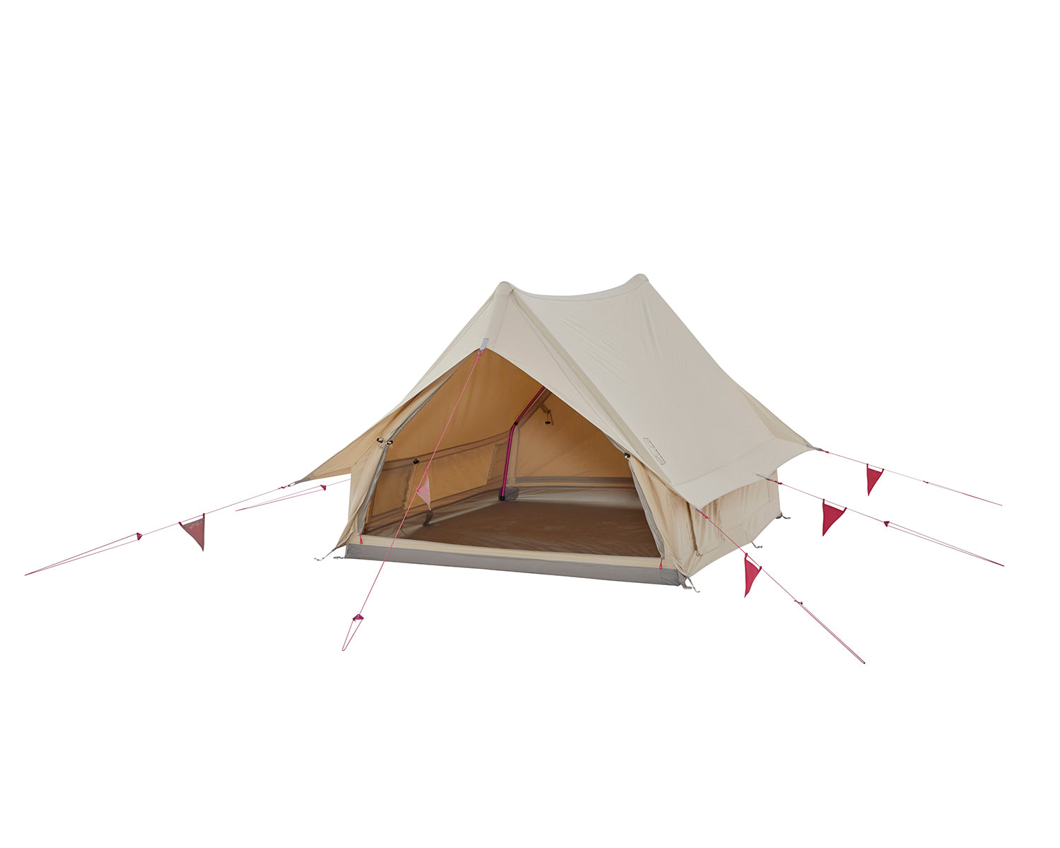 Ydun Tech Mini Glamping Tent Incl. Colour Pack - 2 person | Azalea Cherry Pink