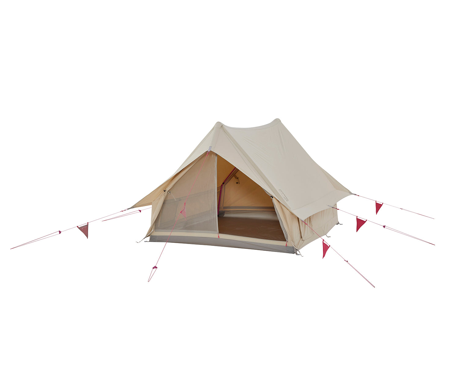Ydun Tech Mini Glamping Tent Incl. Colour Pack - 2 person | Azalea Cherry Pink