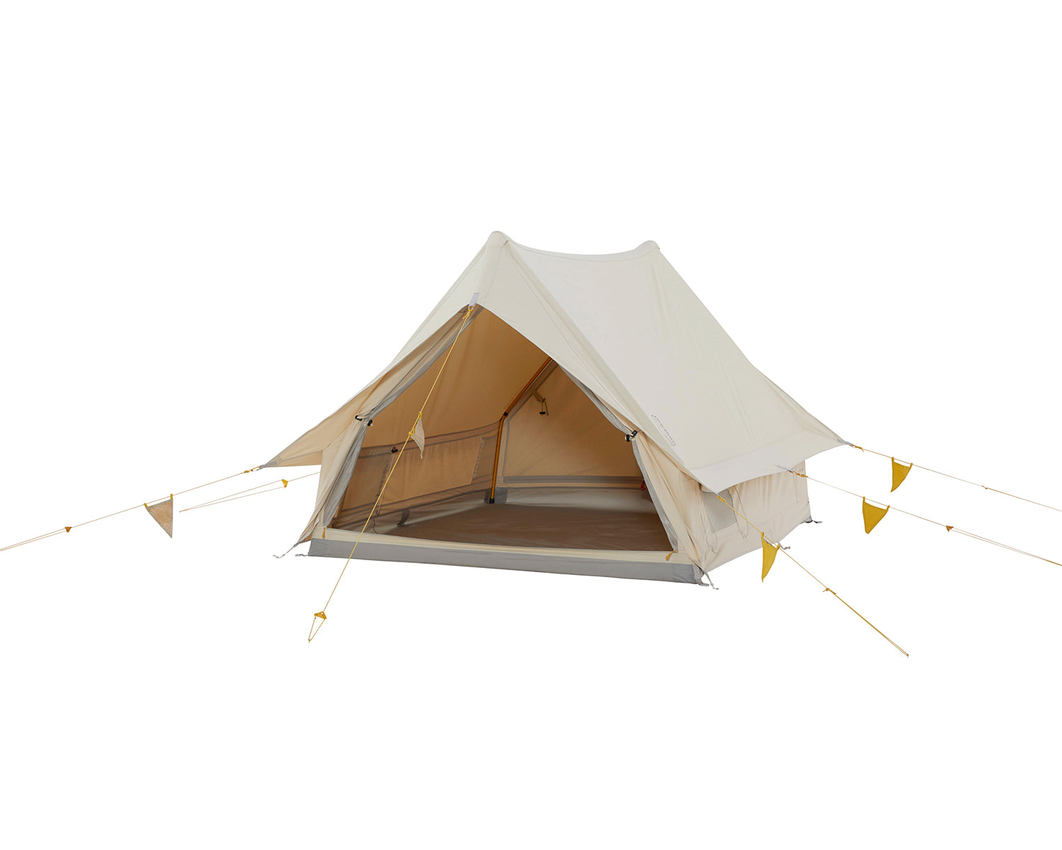 Ydun Tech Mini Glamping Tent Incl. Colour Pack - 2 person | Mustard Yellow