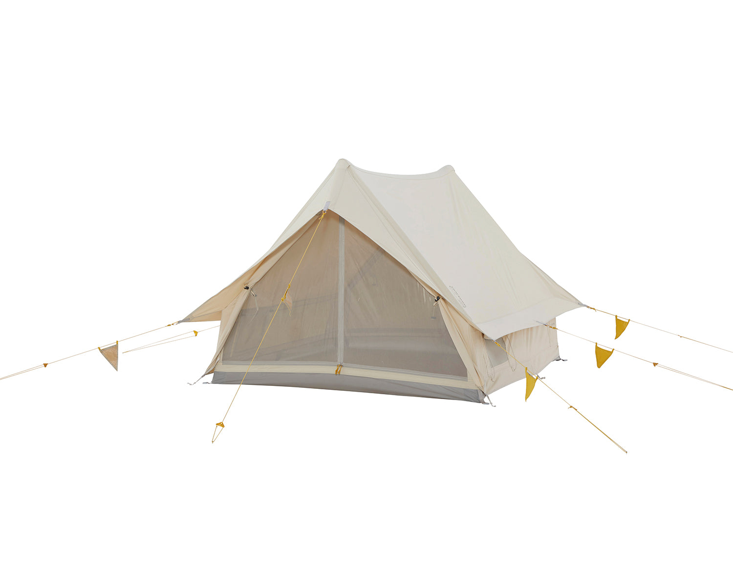 Ydun Tech Mini Glamping Tent Incl. Colour Pack - 2 person | Mustard Yellow