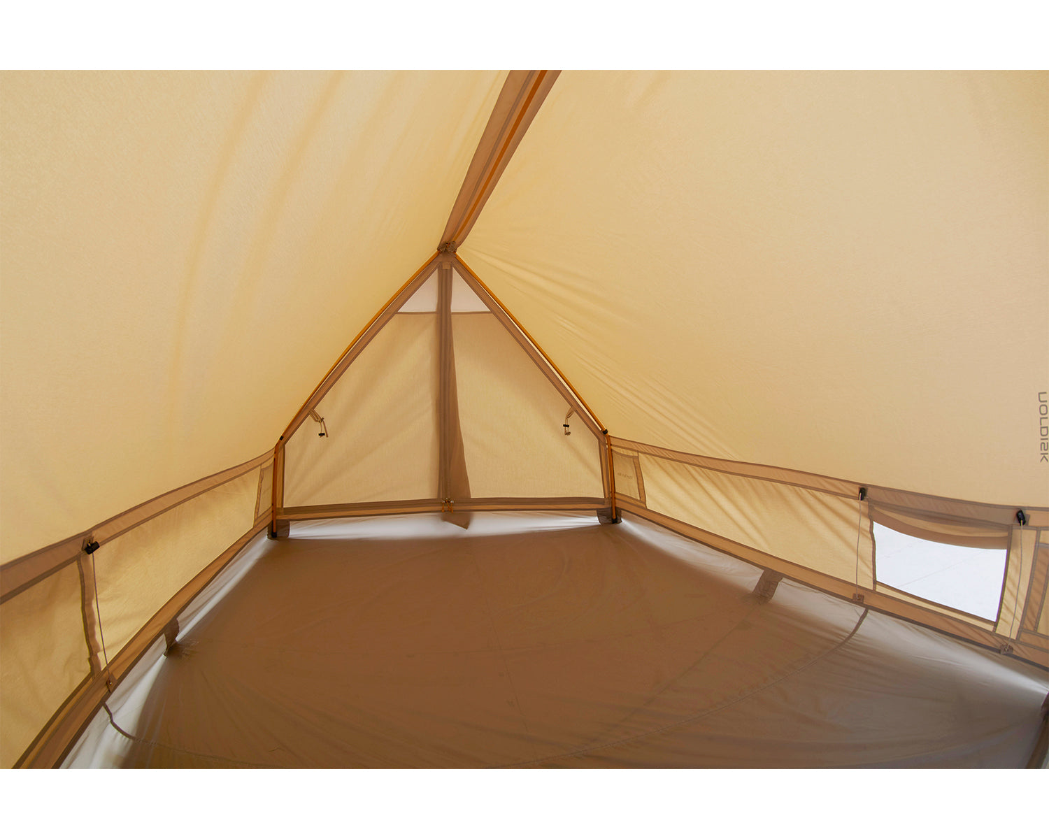 Ydun Tech Mini Glamping Tent Incl. Colour Pack - 2 person | Mustard Yellow