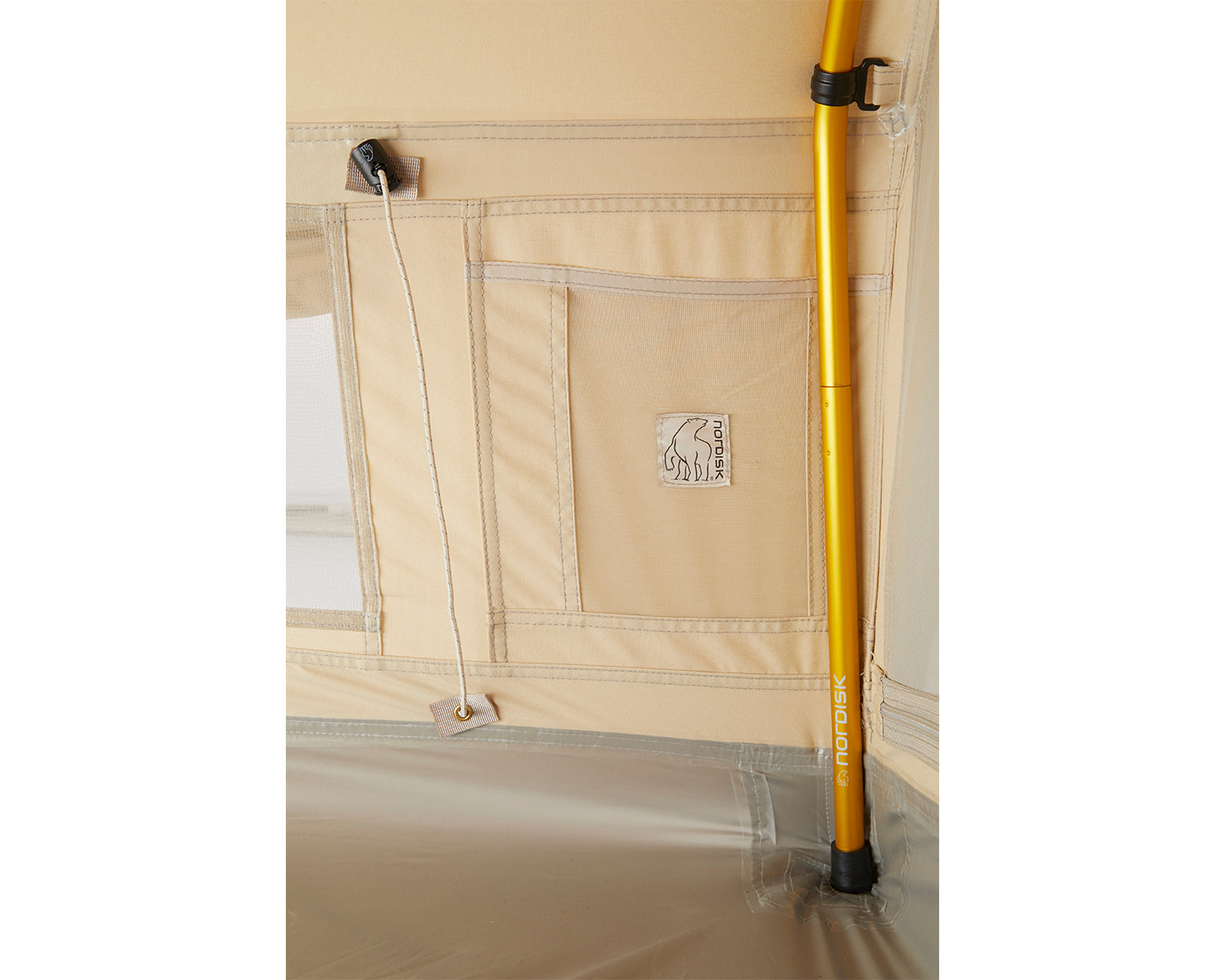 Ydun Tech Mini Glamping Tent Incl. Colour Pack - 2 person | Mustard Yellow