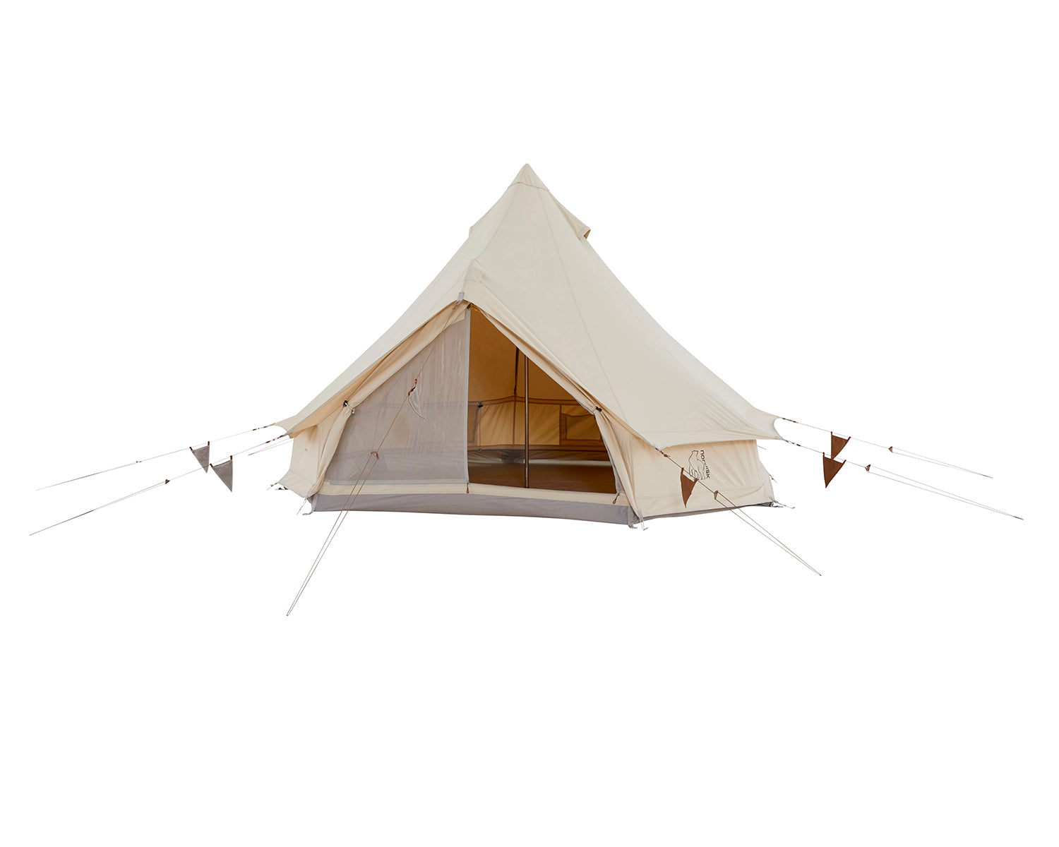 Asgard Tech Mini Tent Incl. Colour Pack - 2 person | Dachshund Chocolate