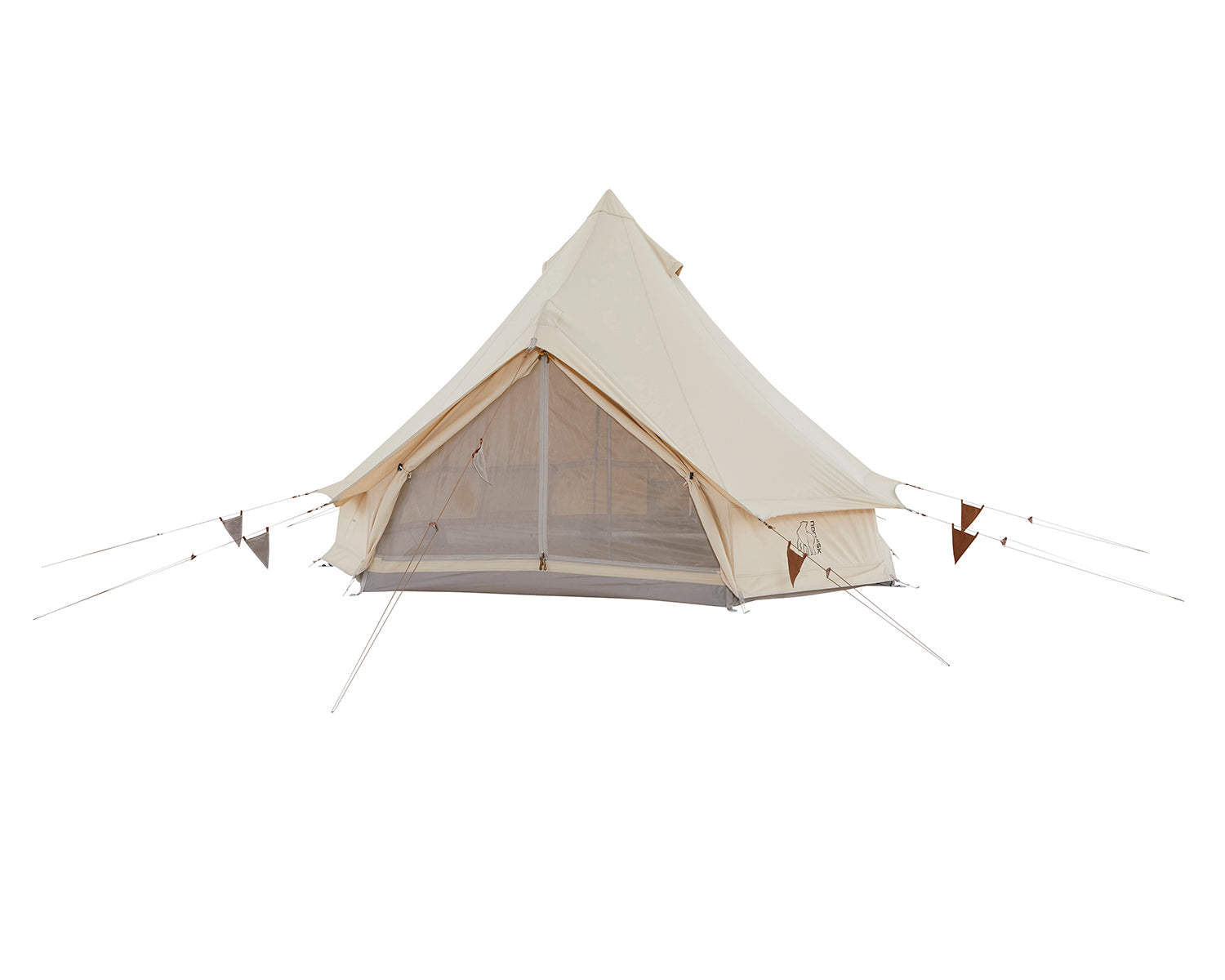 Asgard Tech Mini Tent Incl. Colour Pack - 2 person | Dachshund Chocolate