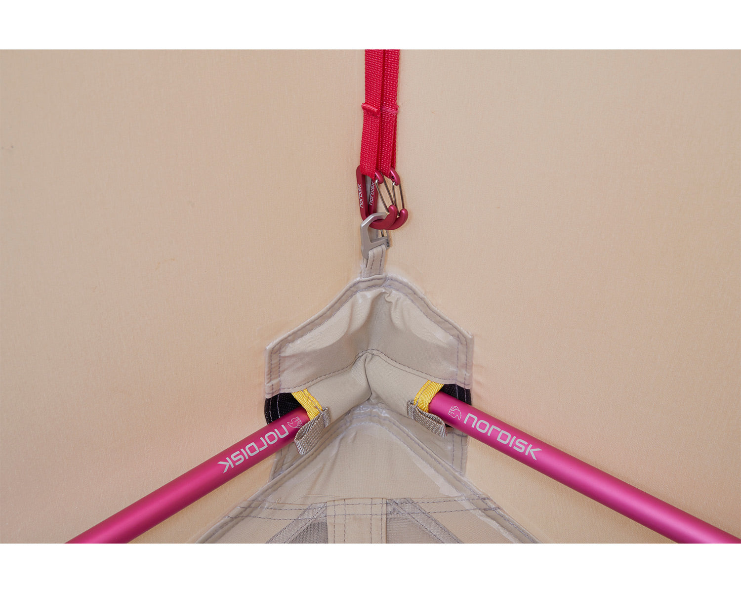 Asgard Tech Mini Tent Incl. Colour Pack - 2 person | Azalea Cherry Pink