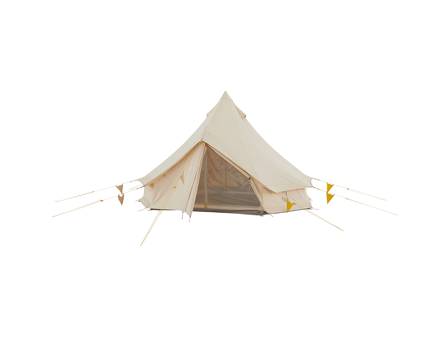 Asgard Tech Mini Tent Incl. Colour Pack - 2 person | Mustard Yellow