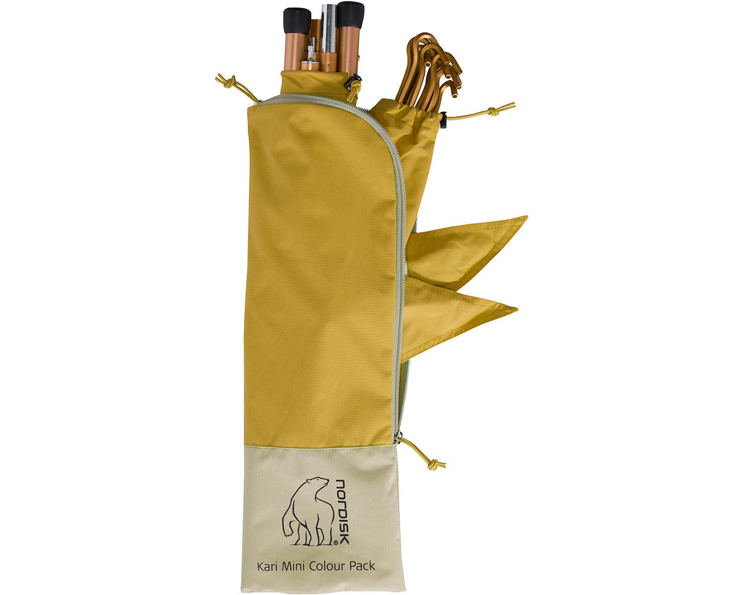 Kari Tech Mini Tarp Incl. Colour Pack - Mustard Yellow