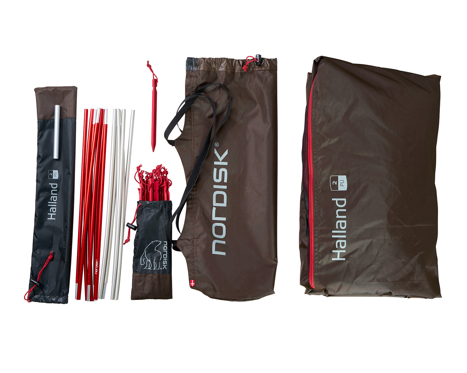 Halland 2 PU (2.0) Tent - 2 person | Jet Set Black
