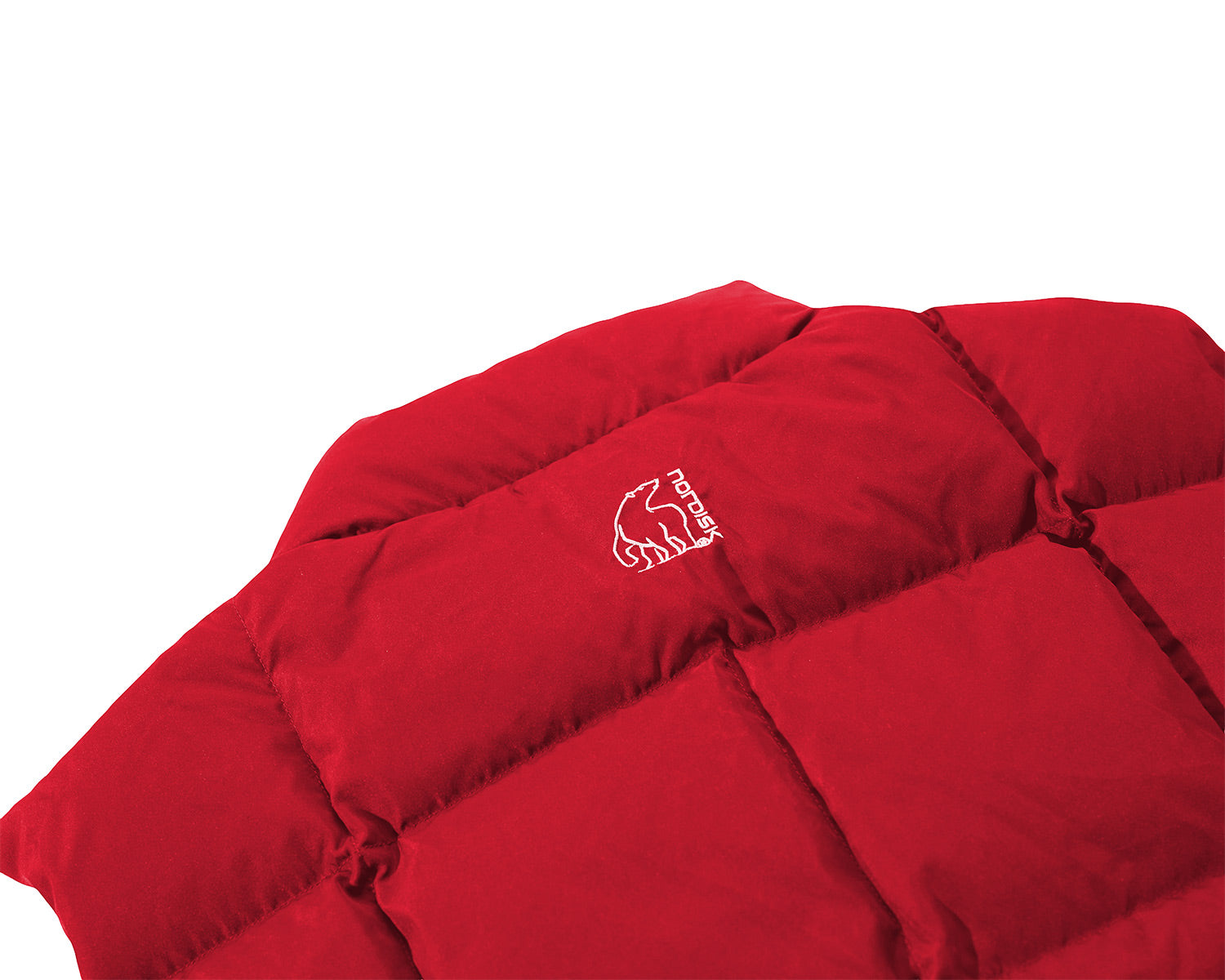 125 Years Caravan Unisex Down Vest - Samba Red