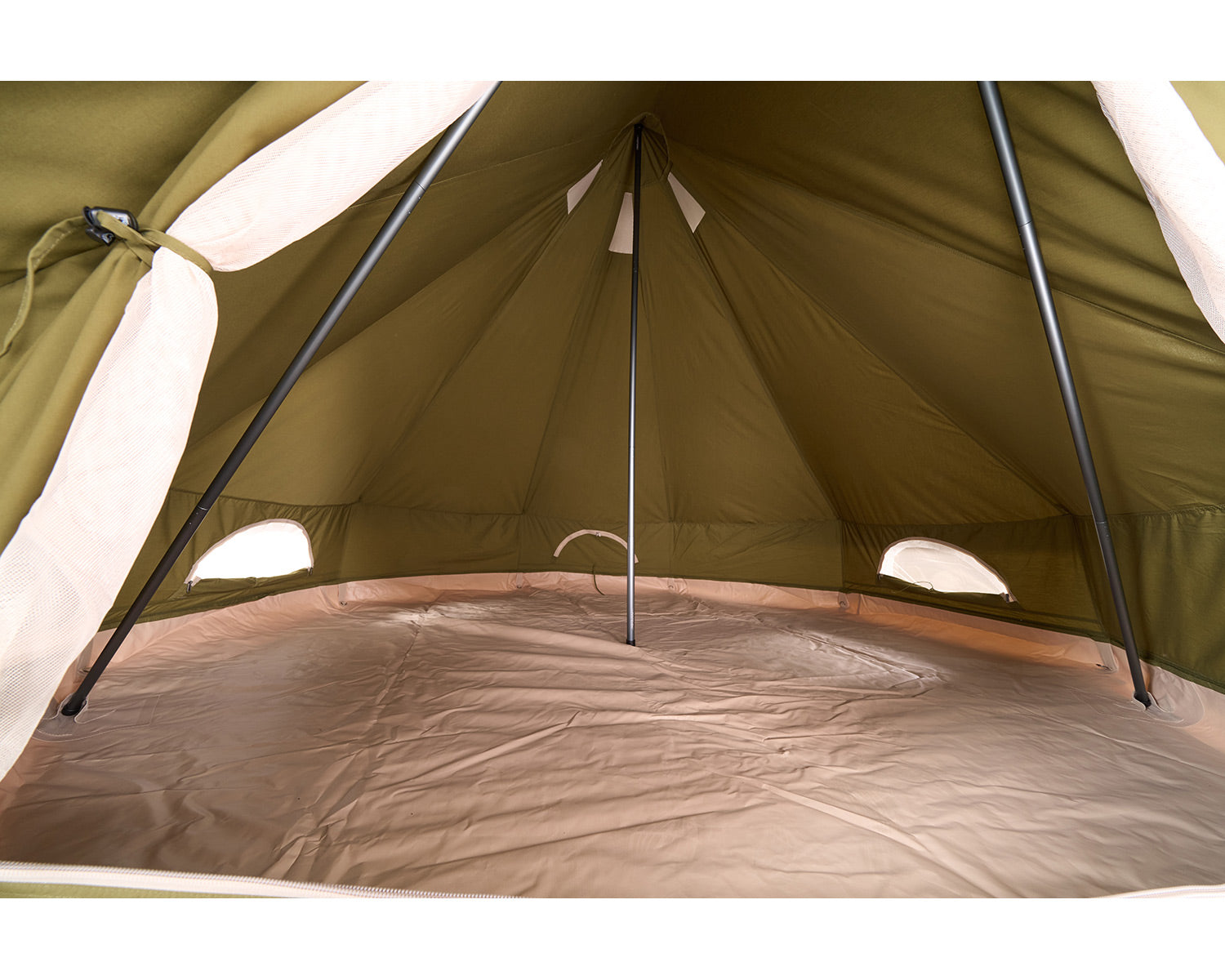Asgard 7.1 Glamping Tent - 7.1 m² | 3 person | Green Khaki