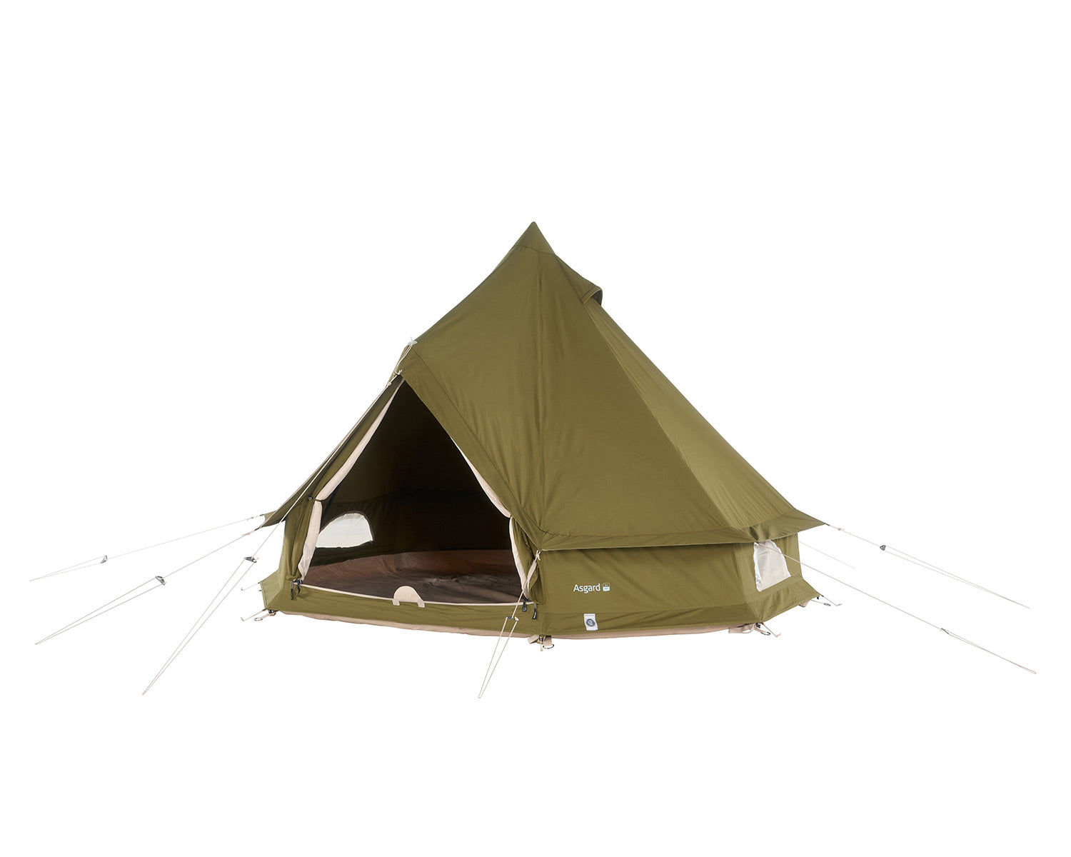 Asgard 7.1 Glamping Tent - 7.1 m² | 3 person | Green Khaki