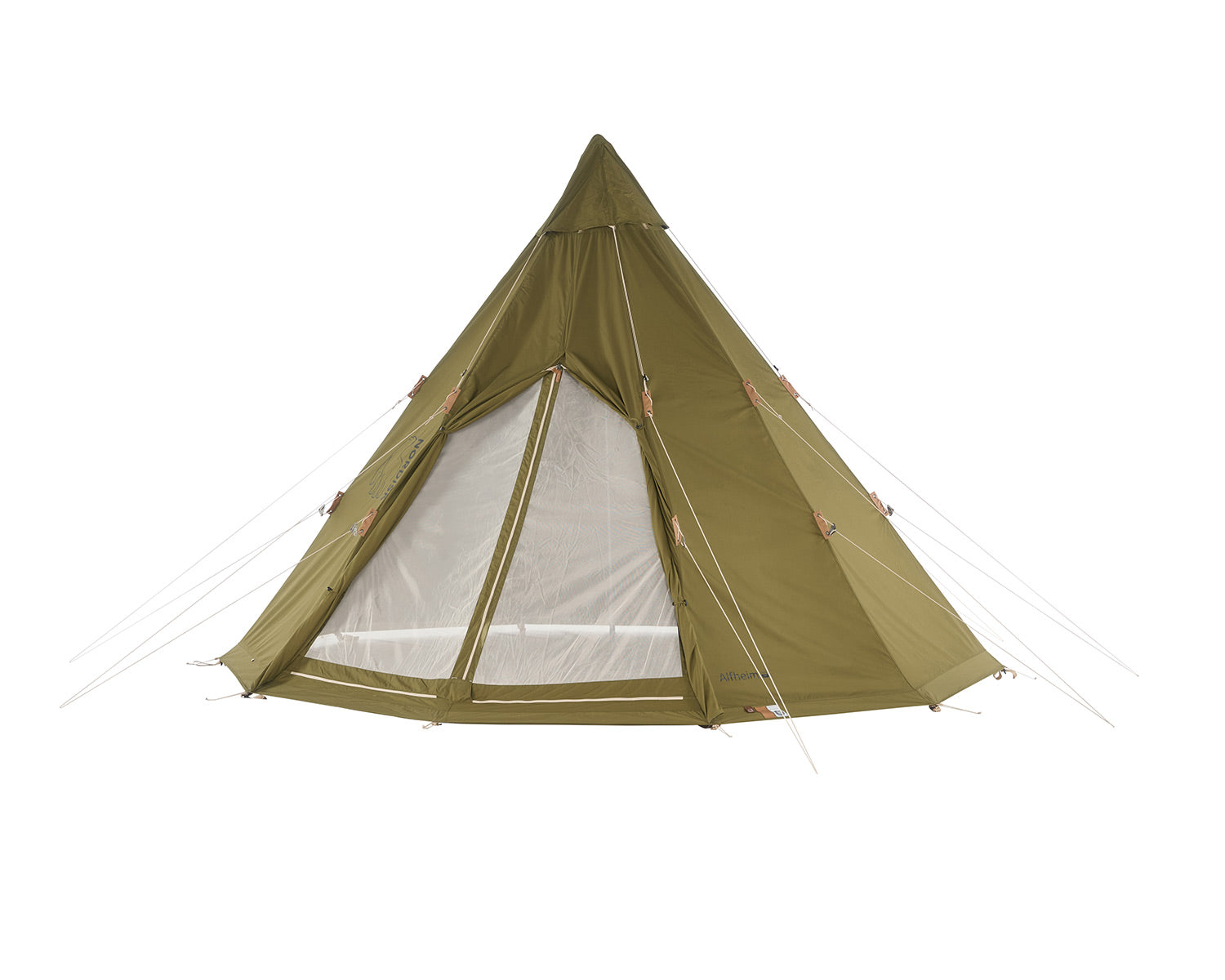 Alfheim 12.6 Glamping Tent - 12.6 m² | 6 person | Green Khaki