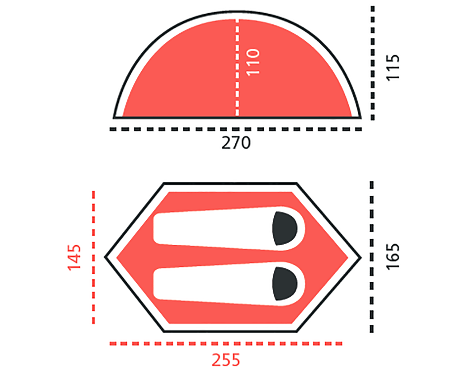 Cardova 1 Tent Alu - 1-2 person | Capulet Olive