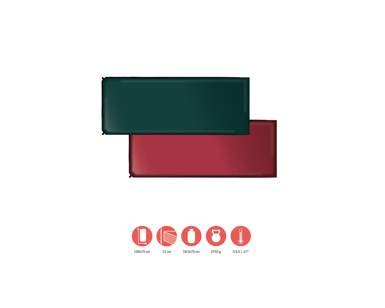 Hancock 7.5 XW Self-Infl. Mat - Botanical Garden Grey