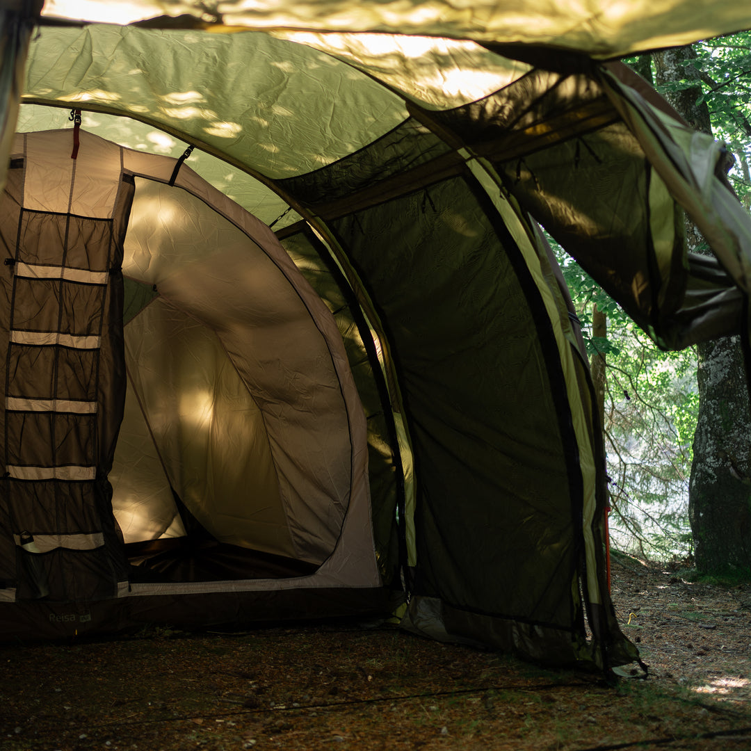 Reisa 6 PU Tent with skirt - 6 person | Beige