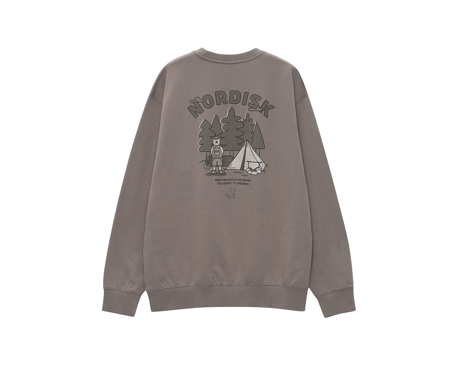 Nordisk Camping Graphic Sweatshirt Unisex - Greyish Beige