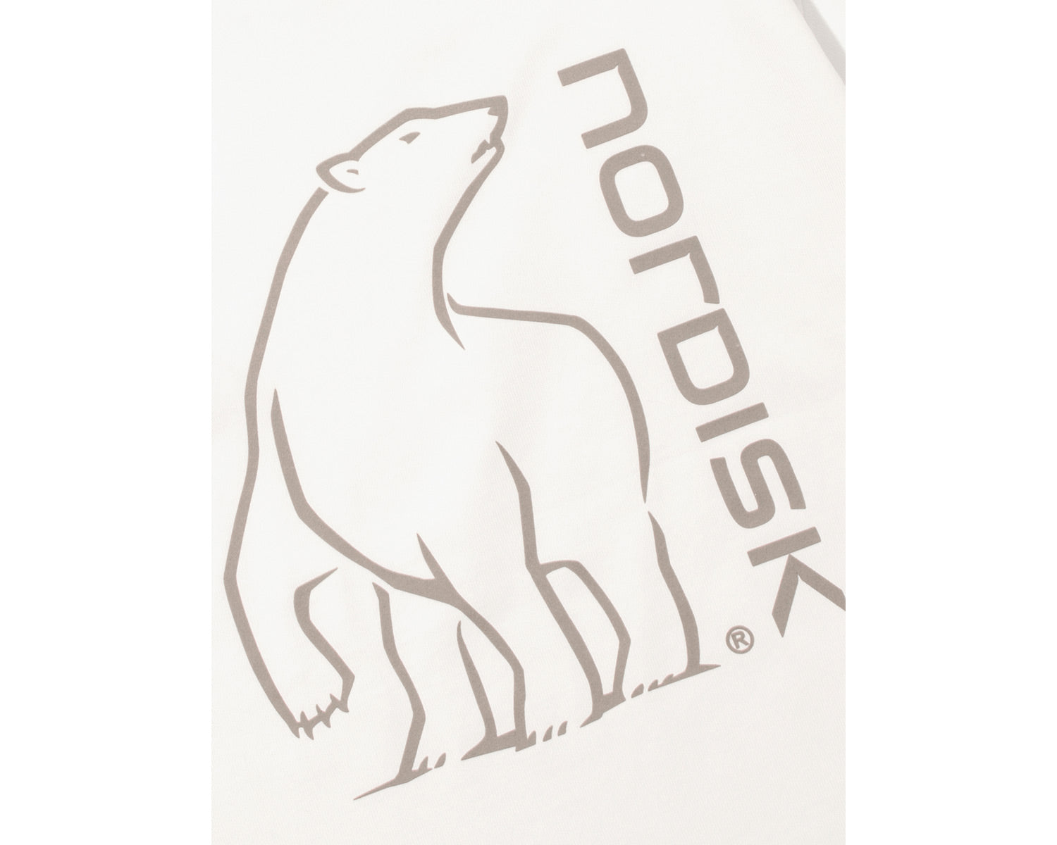 Big Polar Bear Back HW Short Sleeve T-Shirt Unisex - Off White