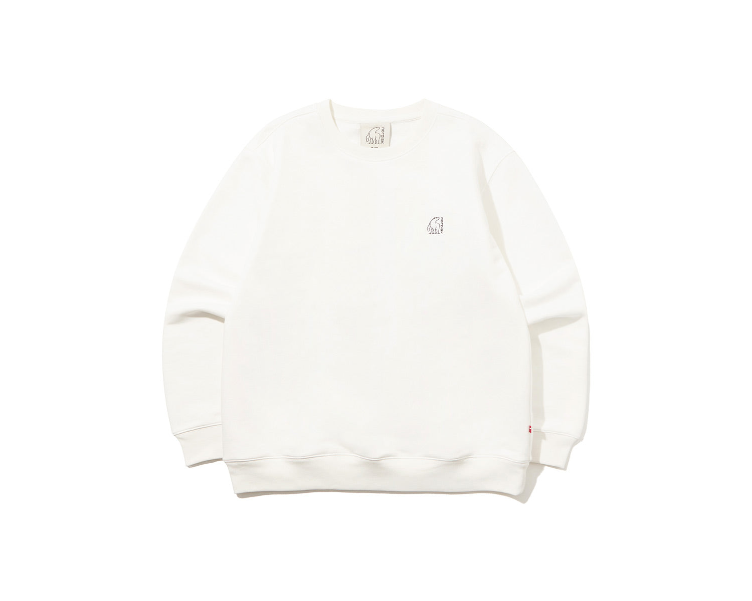 Sauna Cartoon Polar Bear Graphic Sweatshirt Unisex - Off White