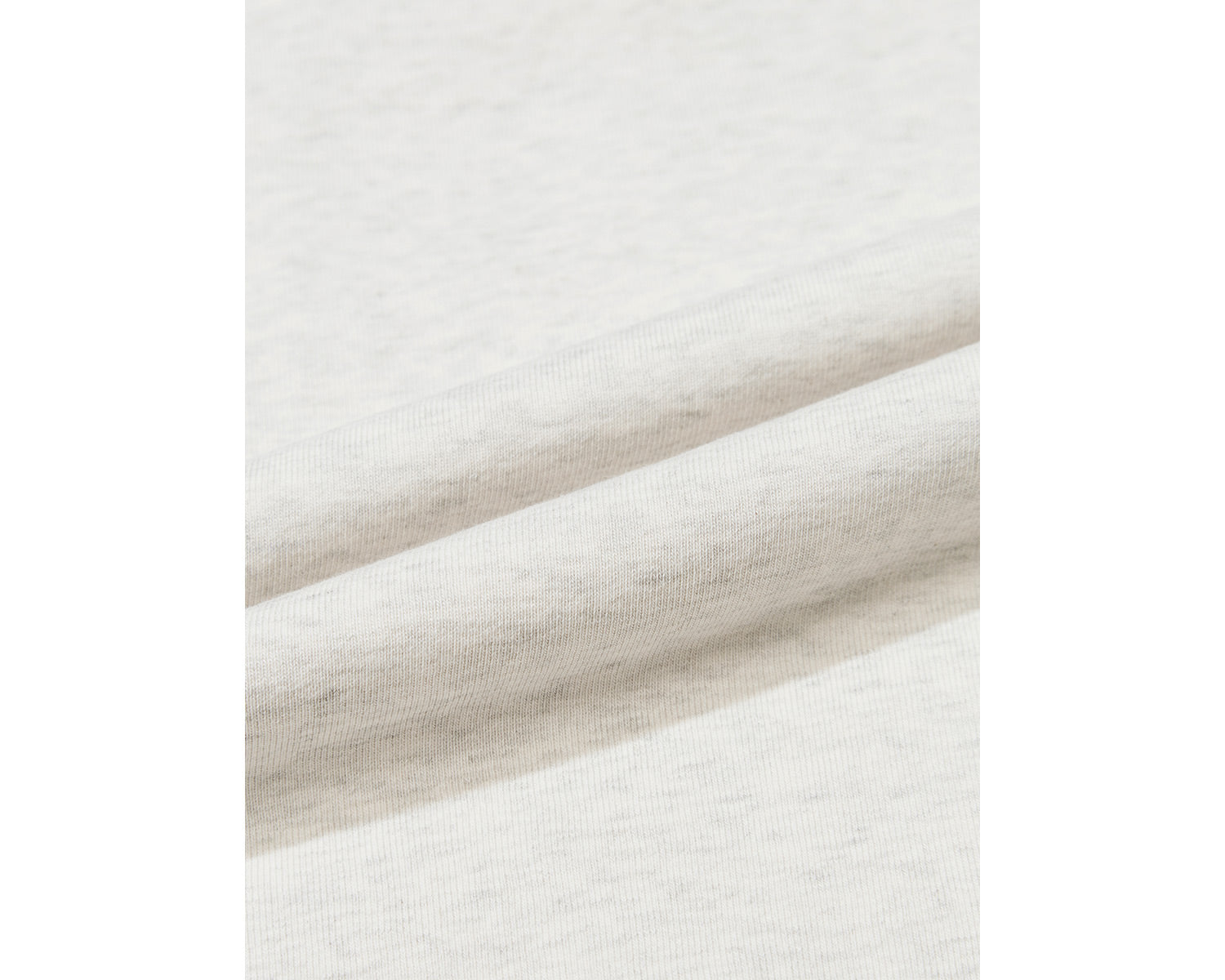 Camping Bear Back Brushed Sweatshirt Unisex - Oatmeal Melange Beige