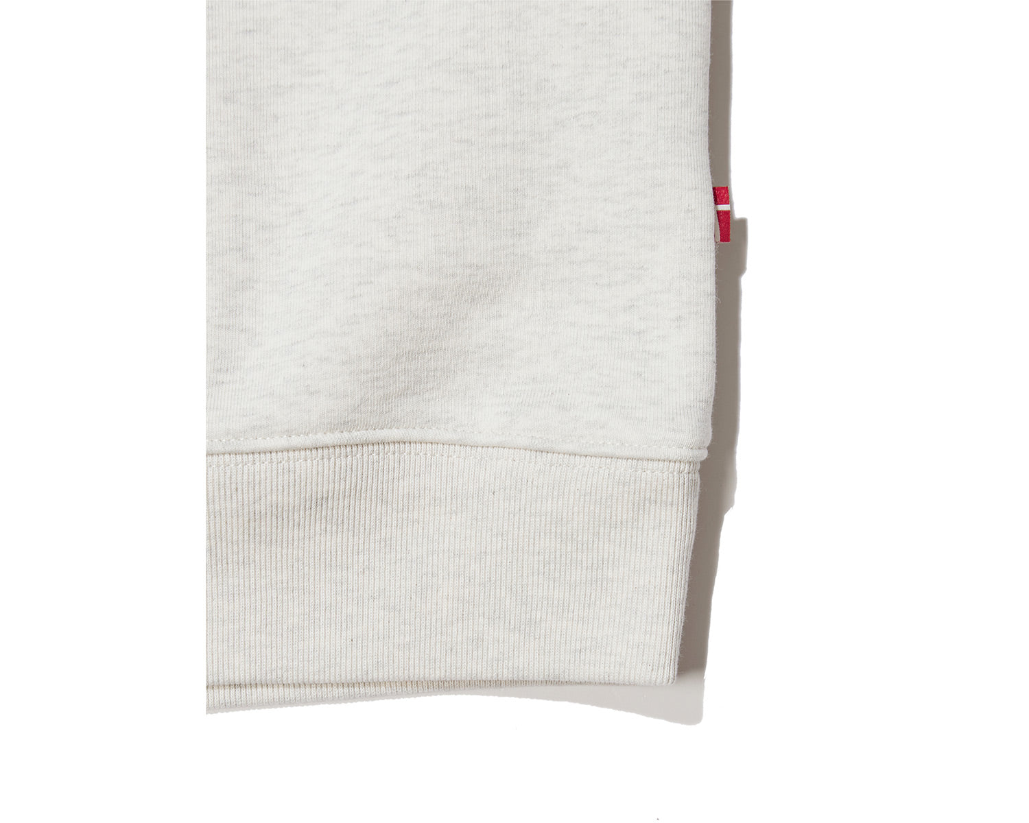 Camping Bear Back Brushed Sweatshirt Unisex - Oatmeal Melange Beige