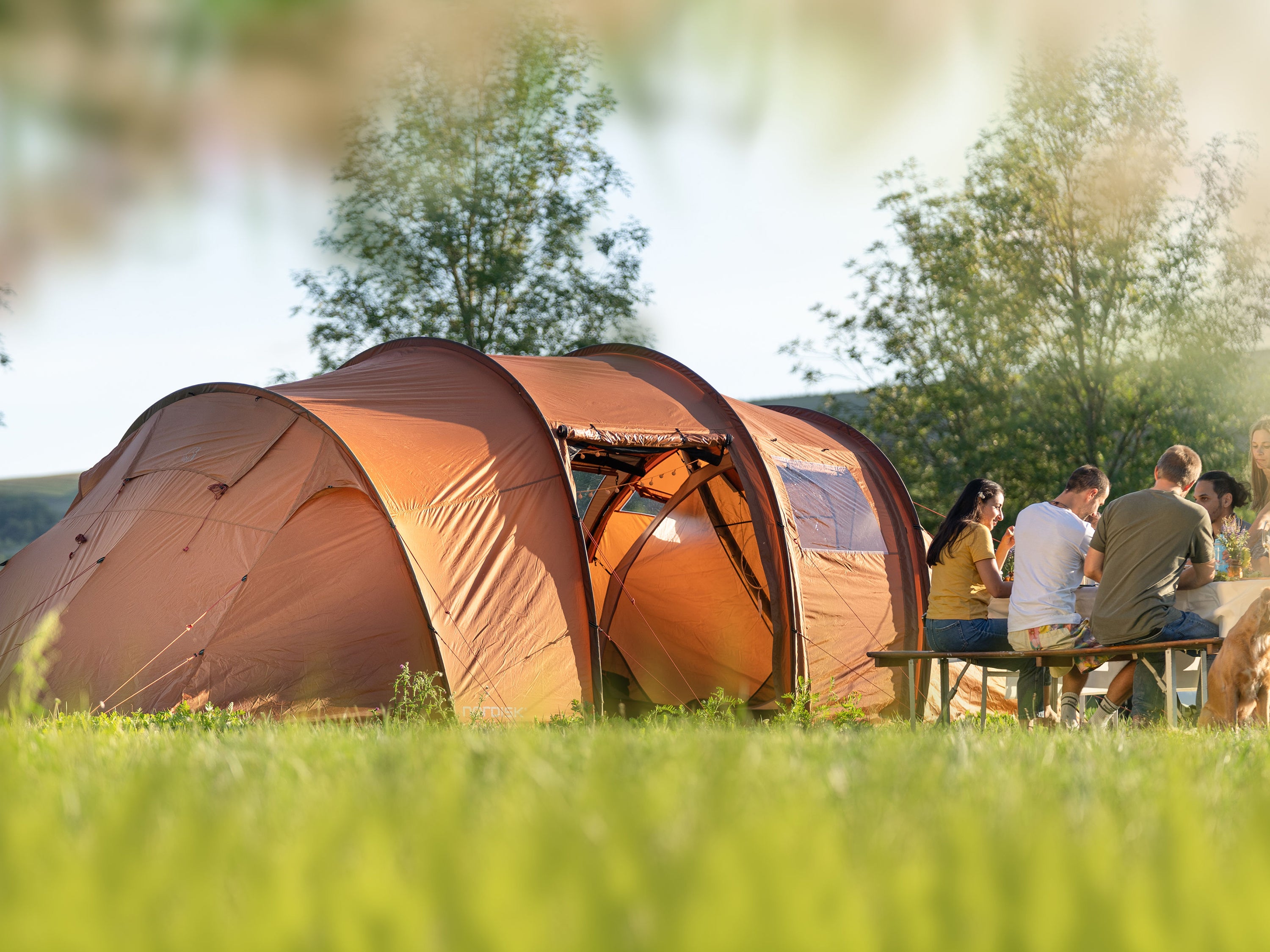 Reisa 6 PU Tent - 6 person | Cashew Brown
