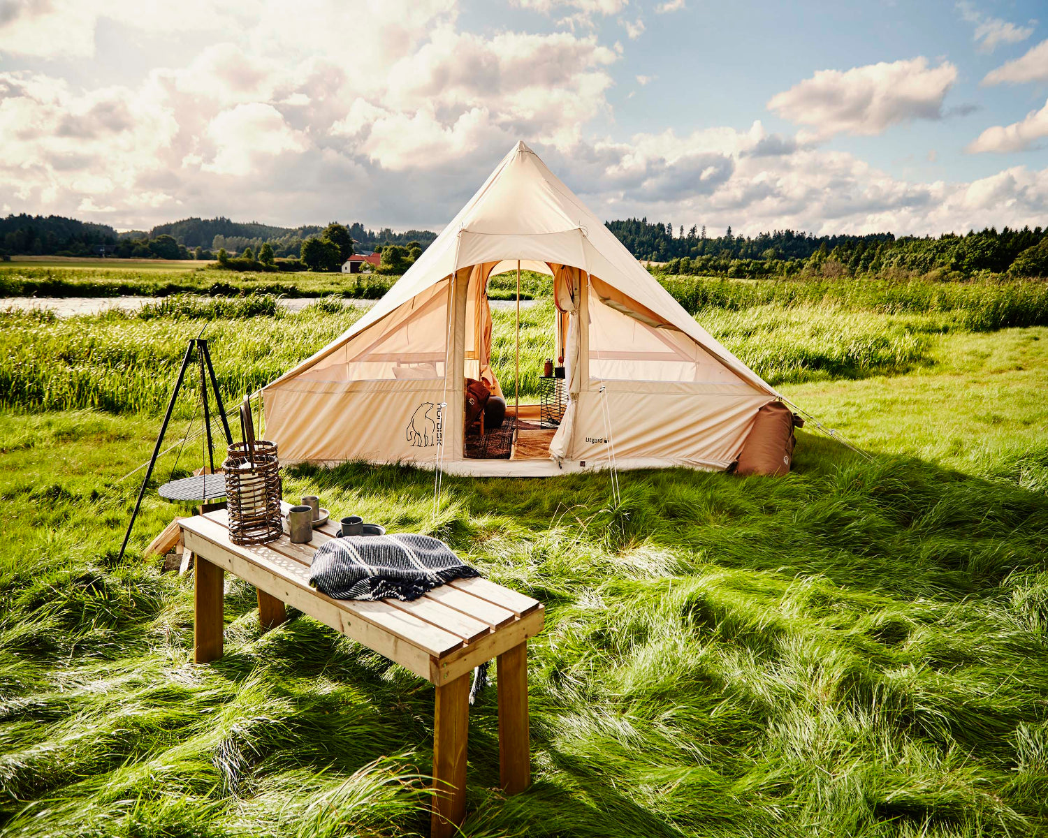 Utgard 13.2 Glamping Tent - 13.2 m² | 6 person | Sandshell