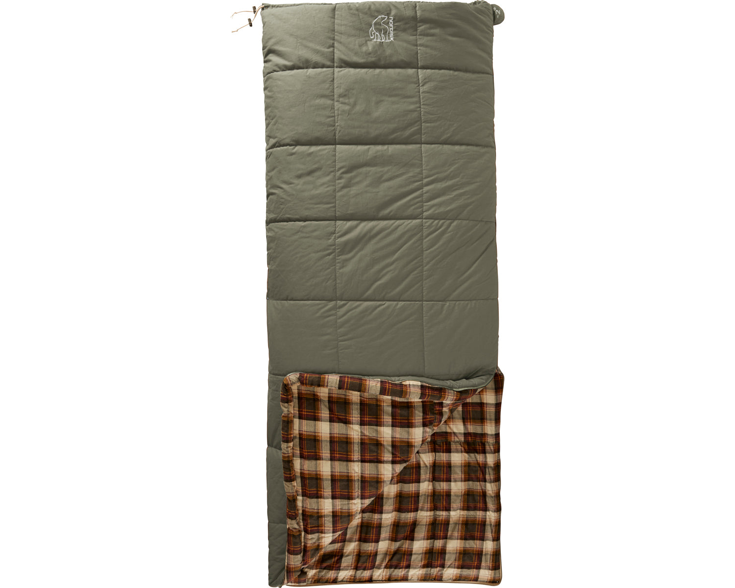 Almond -2° Sleeping Bag - Bungee Cord Brown