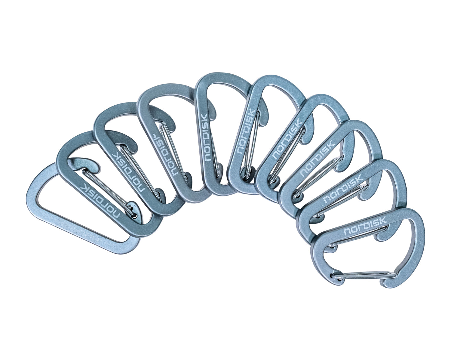 Aluminium Hook S (10 pcs) - Matt Silver