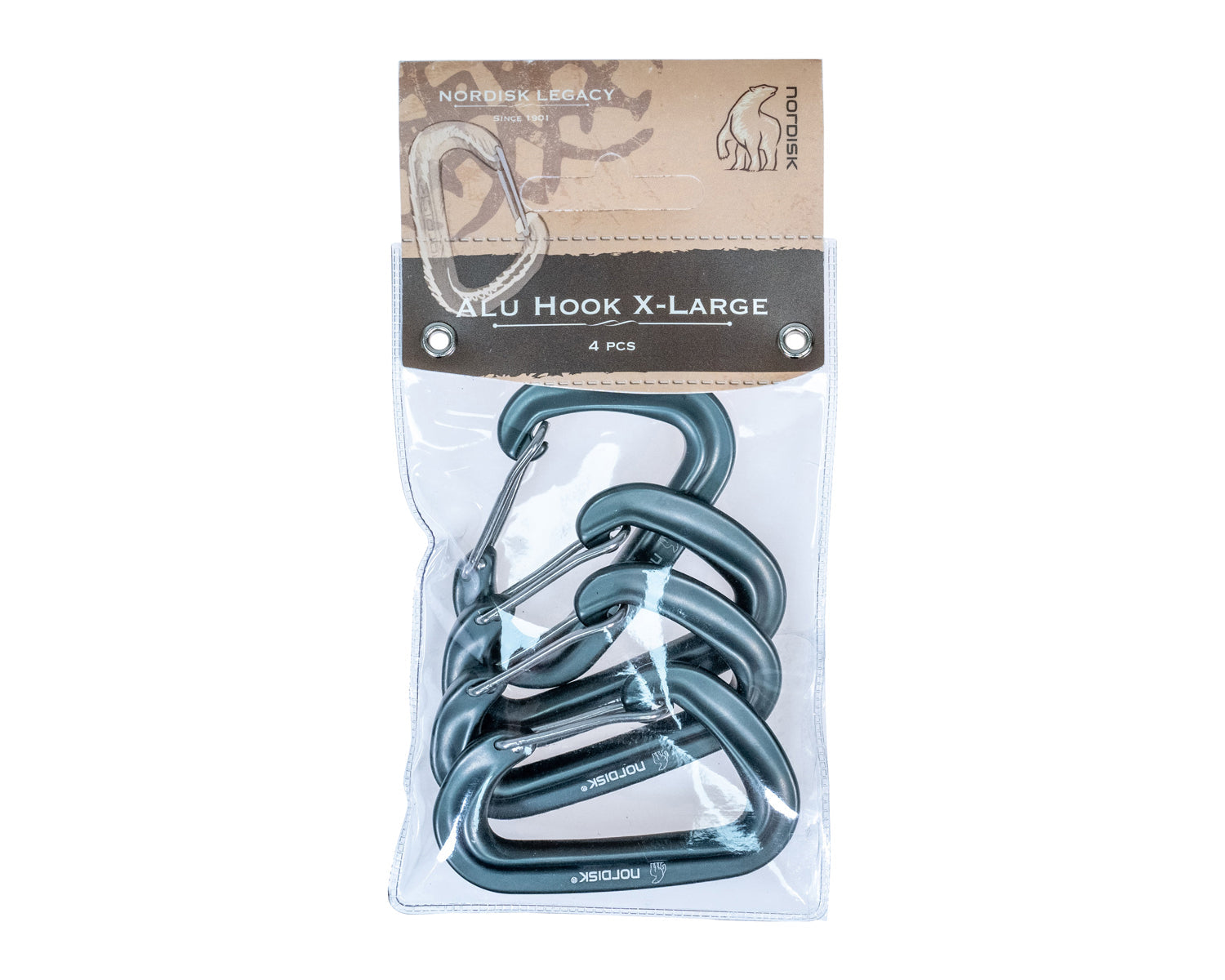 Aluminium Hook XL (4 pcs) - Aluminium