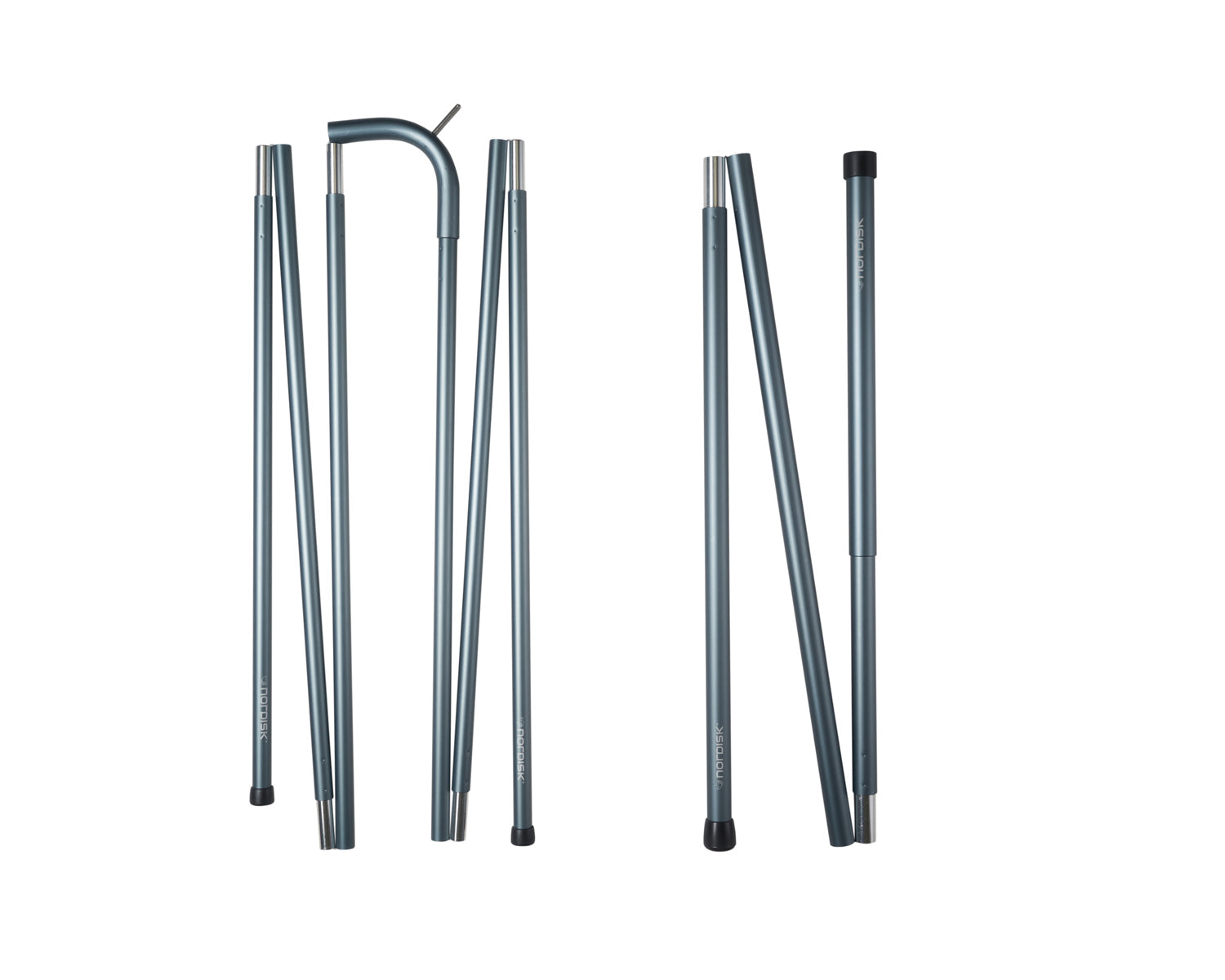 Asgard 7.1 Spare Pole Set - Aluminium