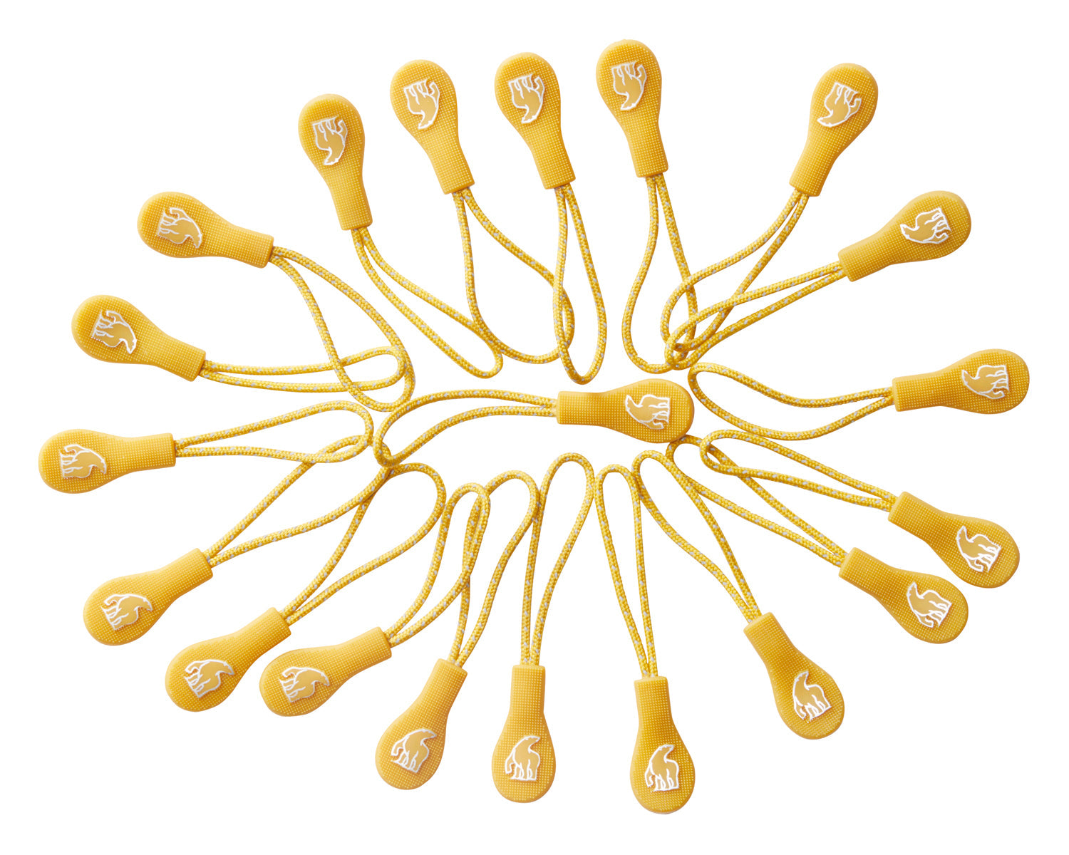 Bear Drop Pullers (20 pcs) - Mustard Yellow