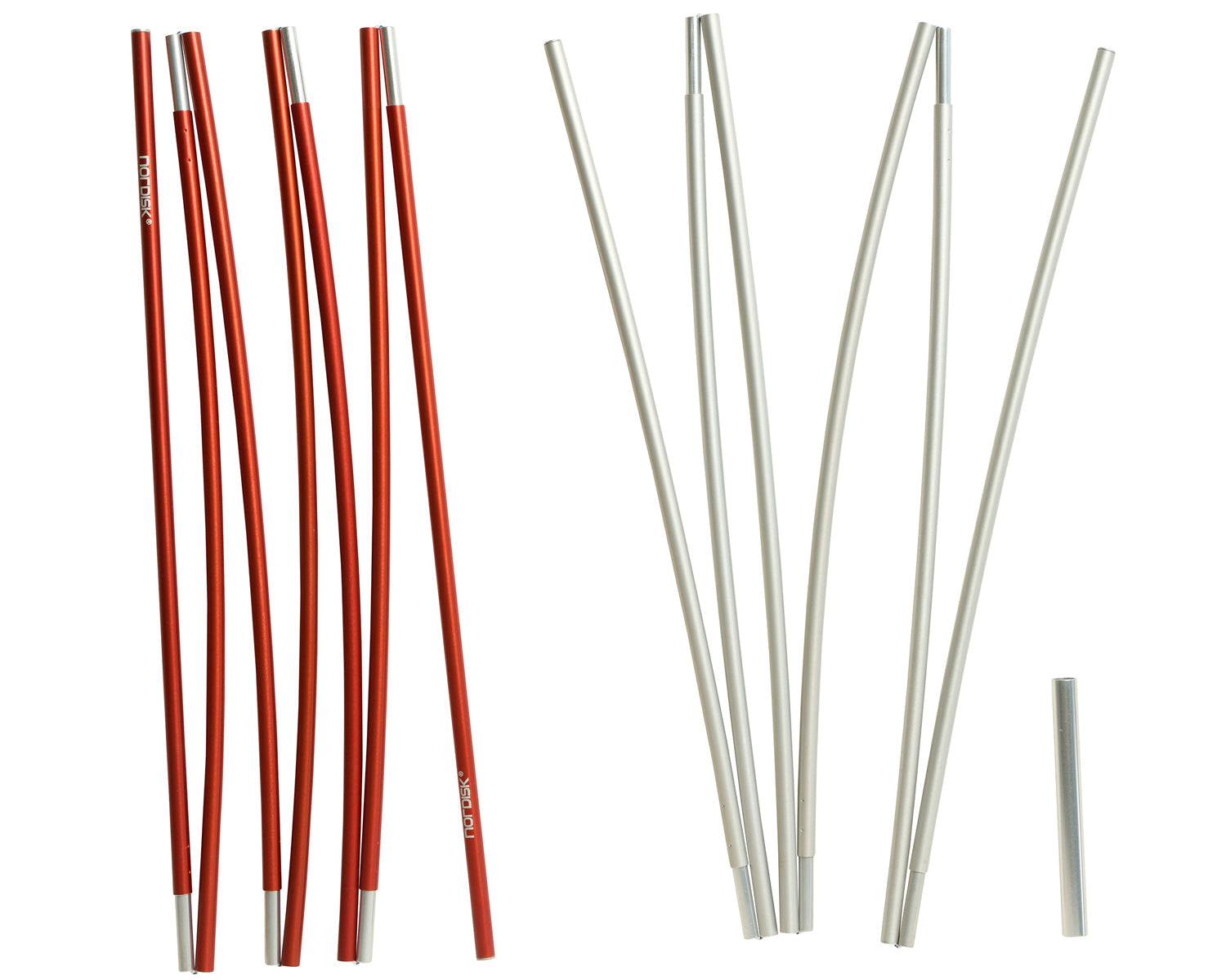 Halland 2 PU (2.0) Spare Pole Set - Aluminium