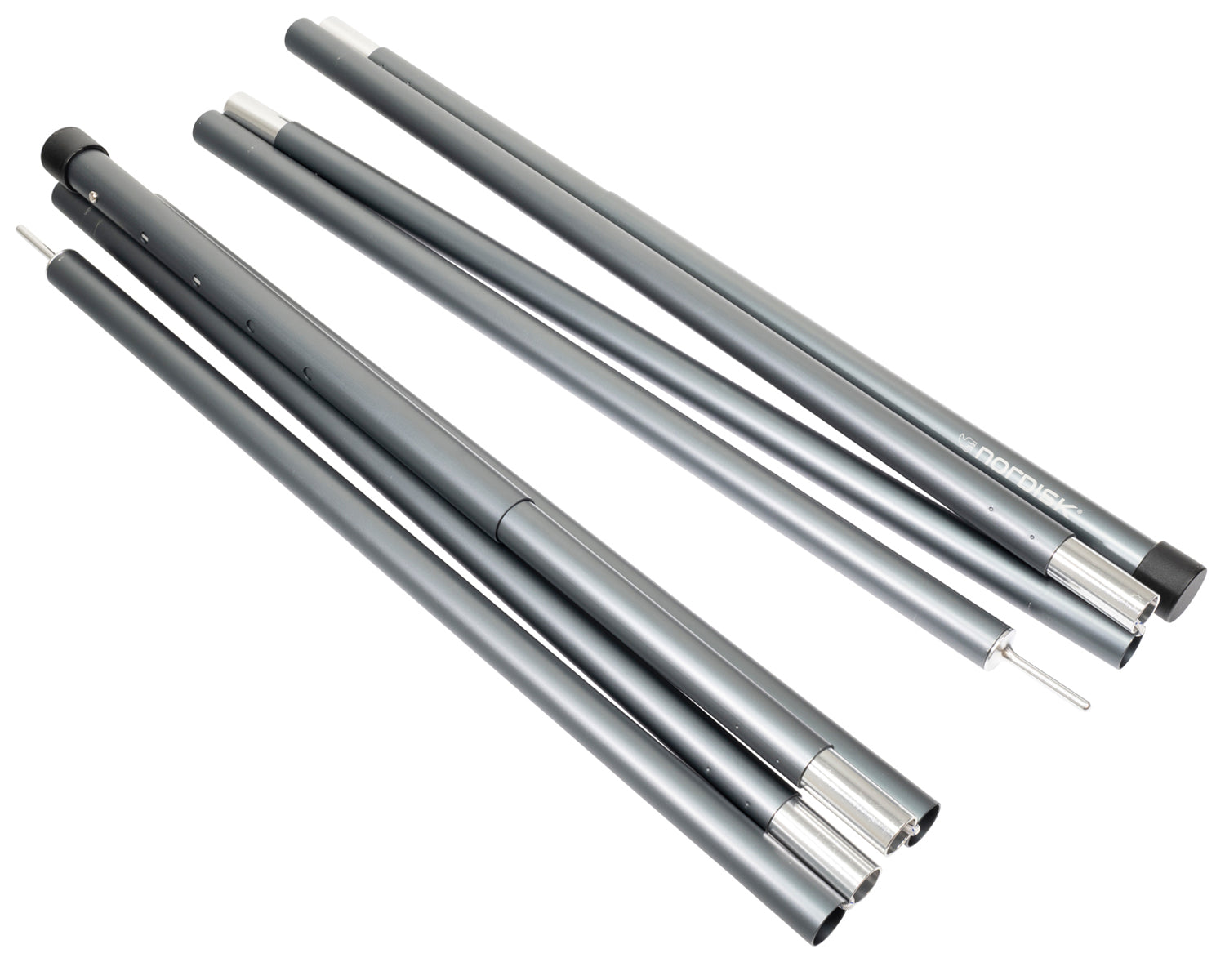 Kari 12 Adjustable Pole Set 240-260cm (2 stk.) - Aluminium