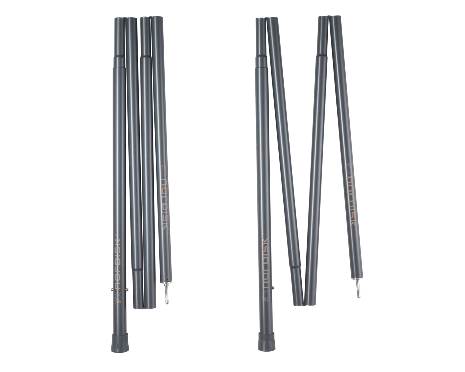 Kari Pole Set 28mm - 220-260cm | Steel