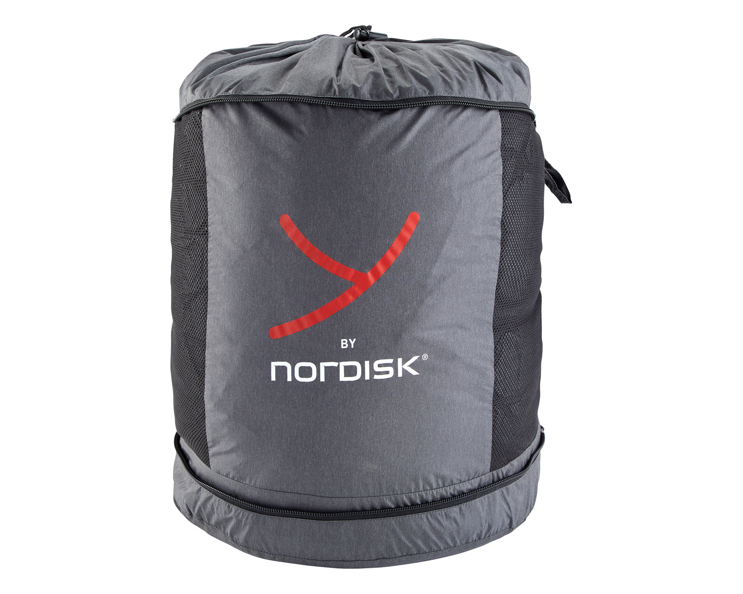 Kiby Packable Down Travel Blanket - Black/Cranberry Red