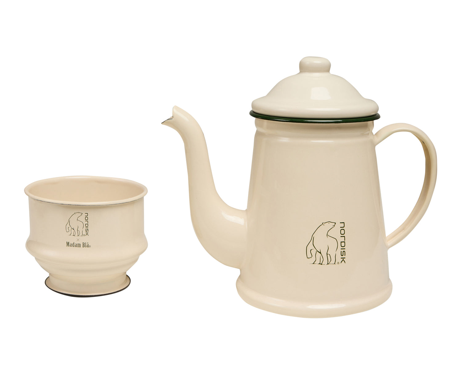 Madam Blå Coffee Pot - Cream