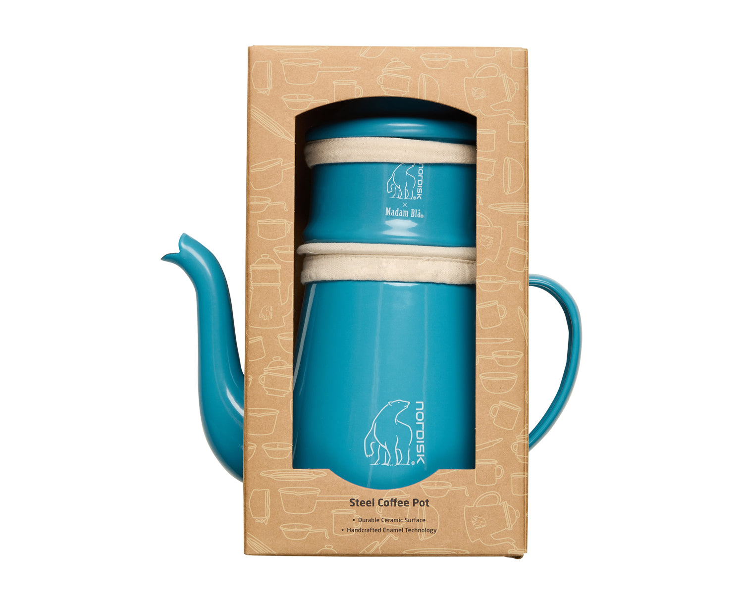 Madam Blå Coffee Pot - Sky Blue