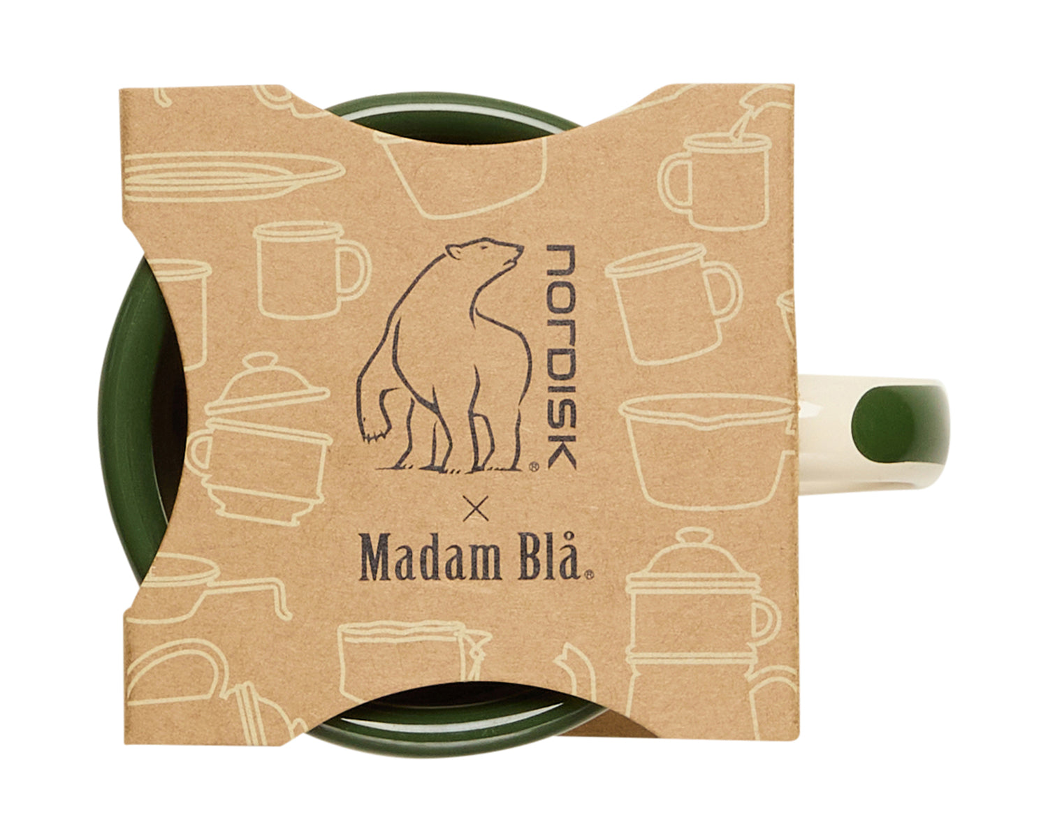Madam Blå Cup 250ml - Cream