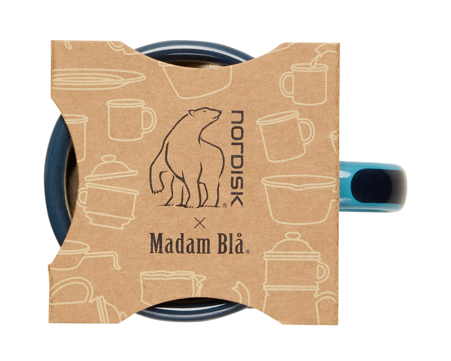 Madam Blå Cup 250ml - Sky Blue