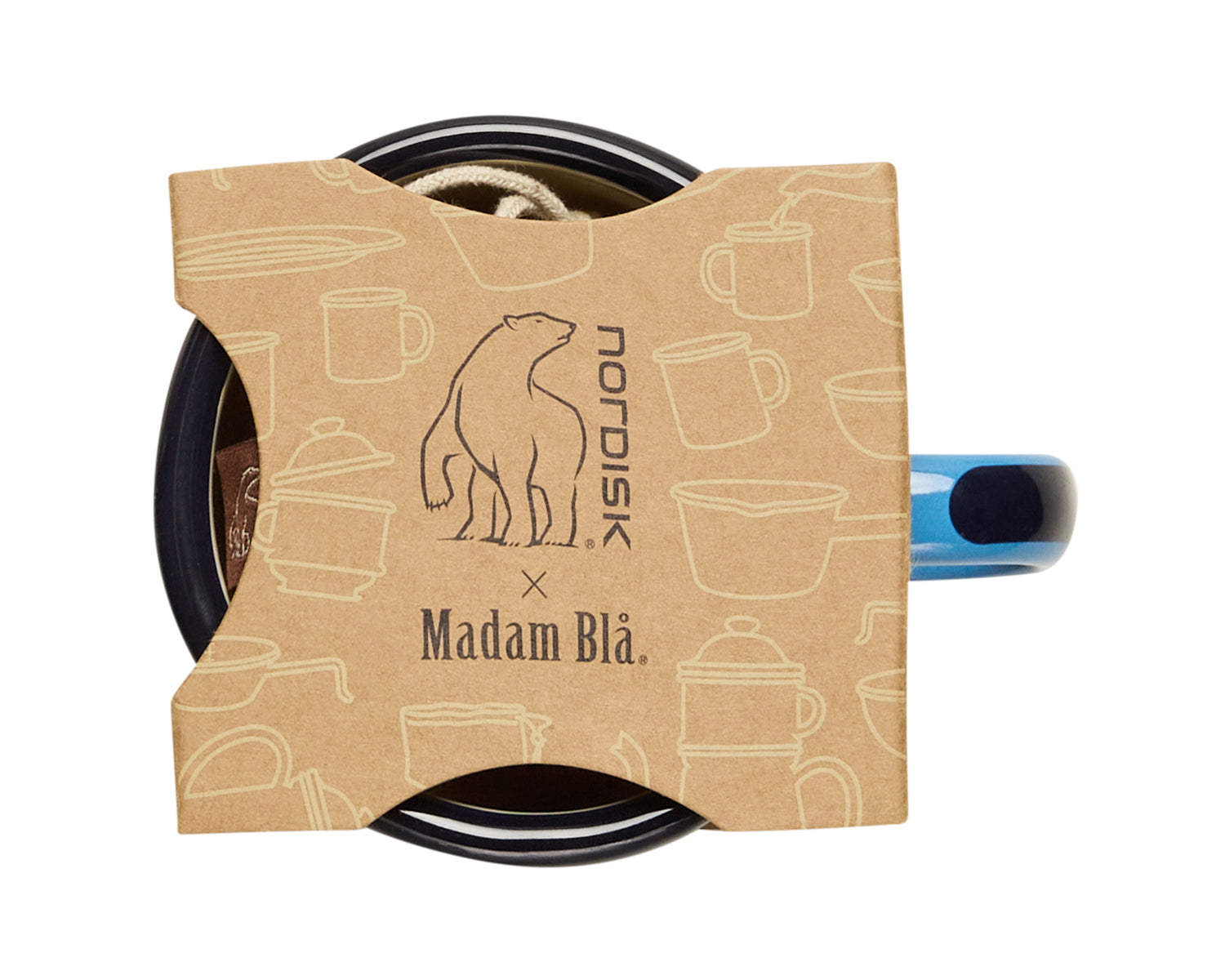 Madam Blå Cup 350ml - Sky Blue