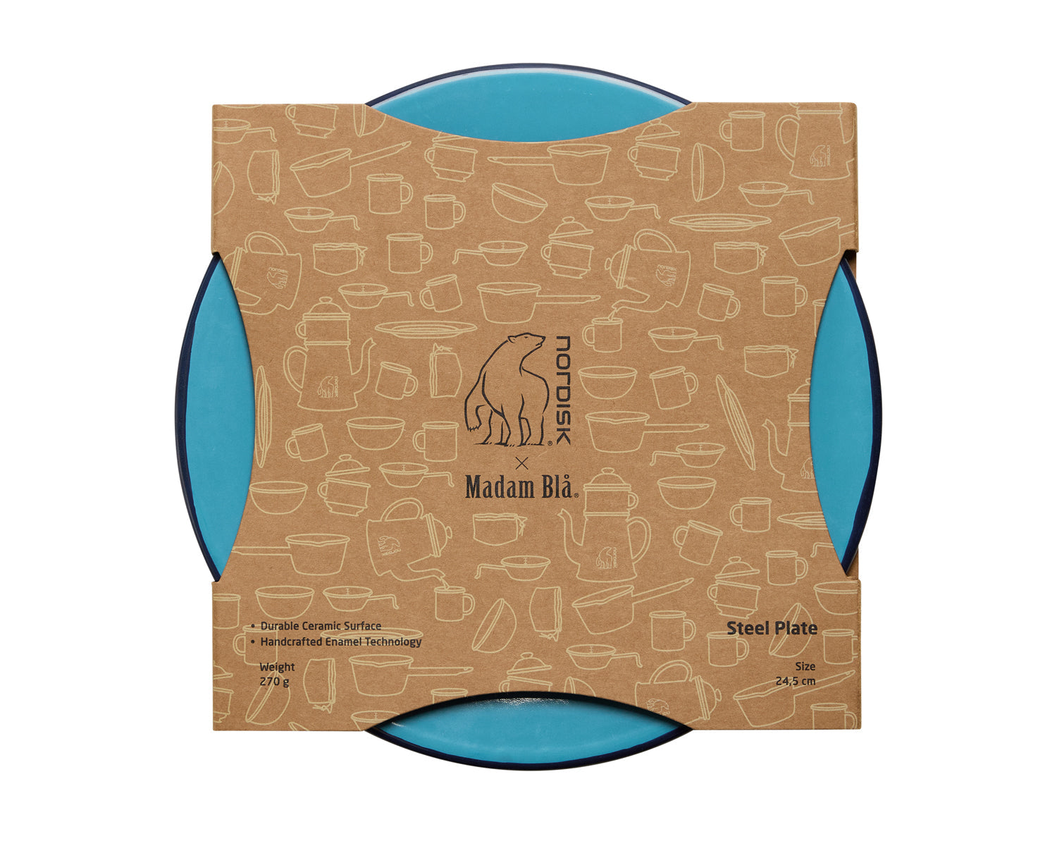 Madam Blå Plate - Sky Blue