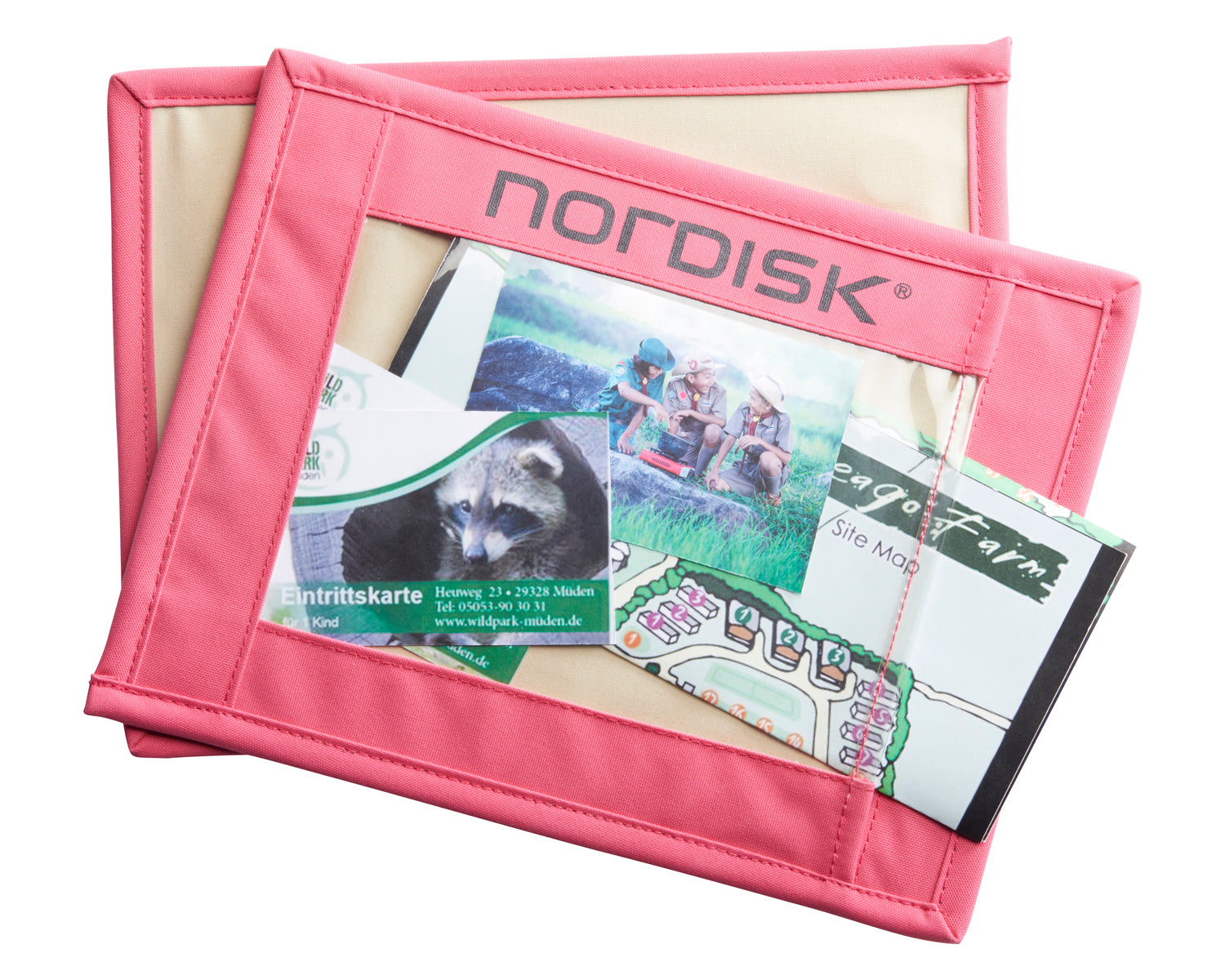 Name Boards (2 pcs) - Azalea Cherry Pink