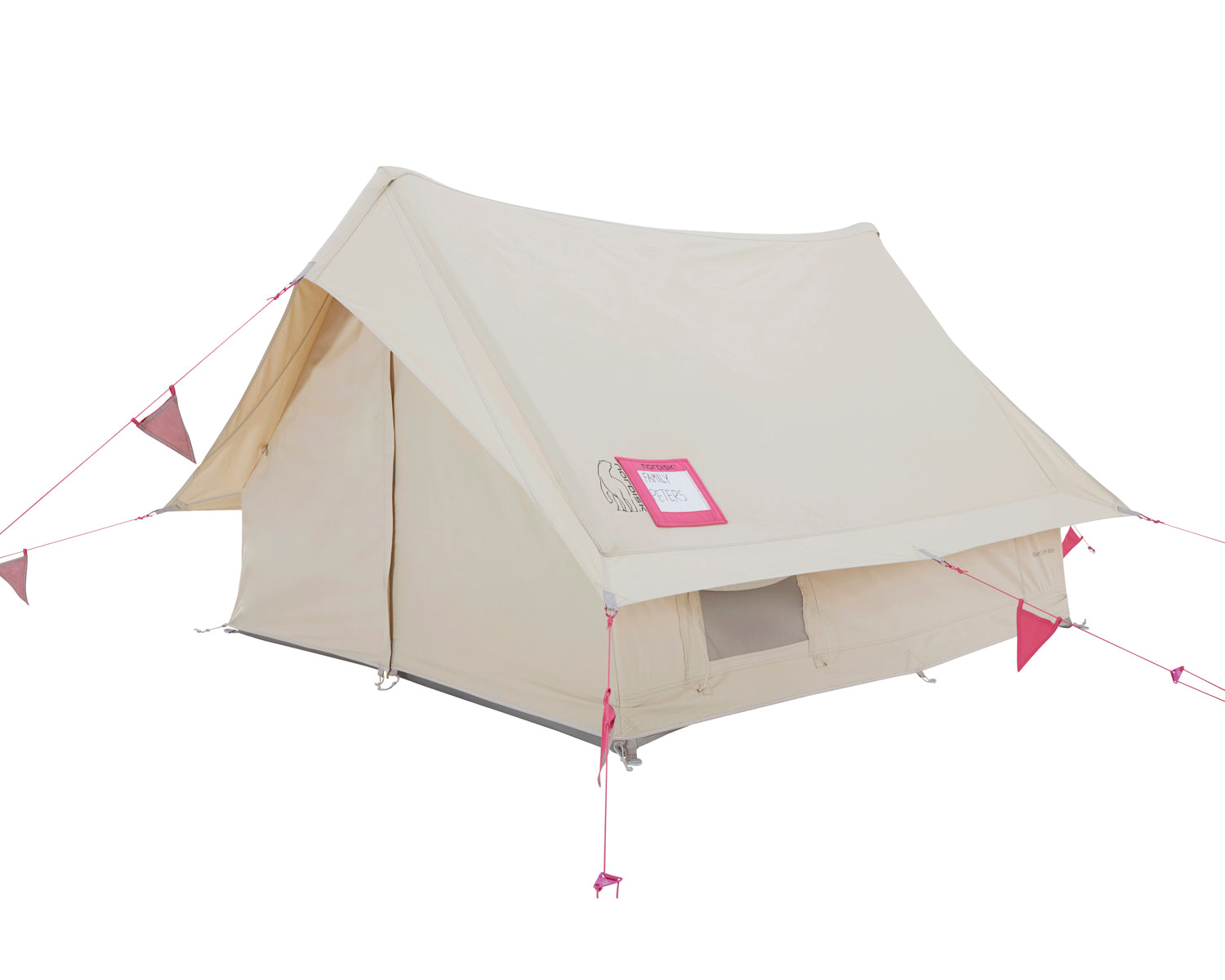 Name Boards (2 pcs) - Azalea Cherry Pink