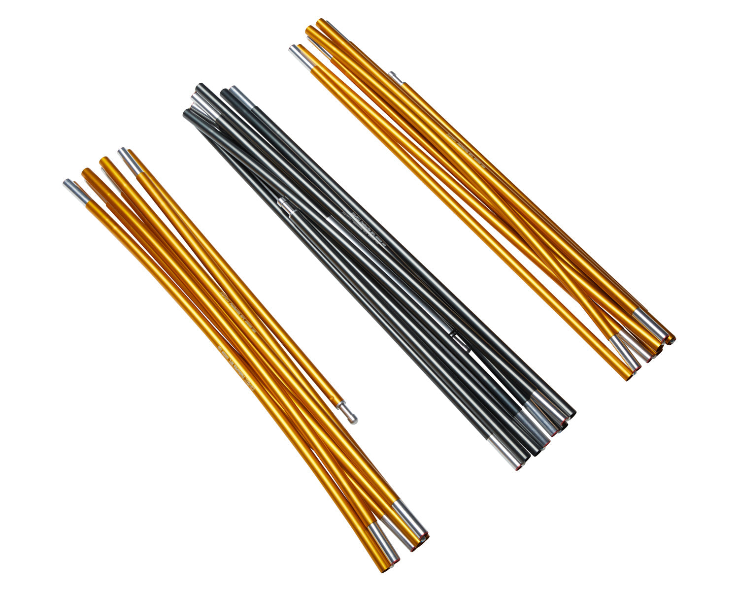 Oppland 2 LW Spare Pole Set - Mustard Yellow | Aluminium